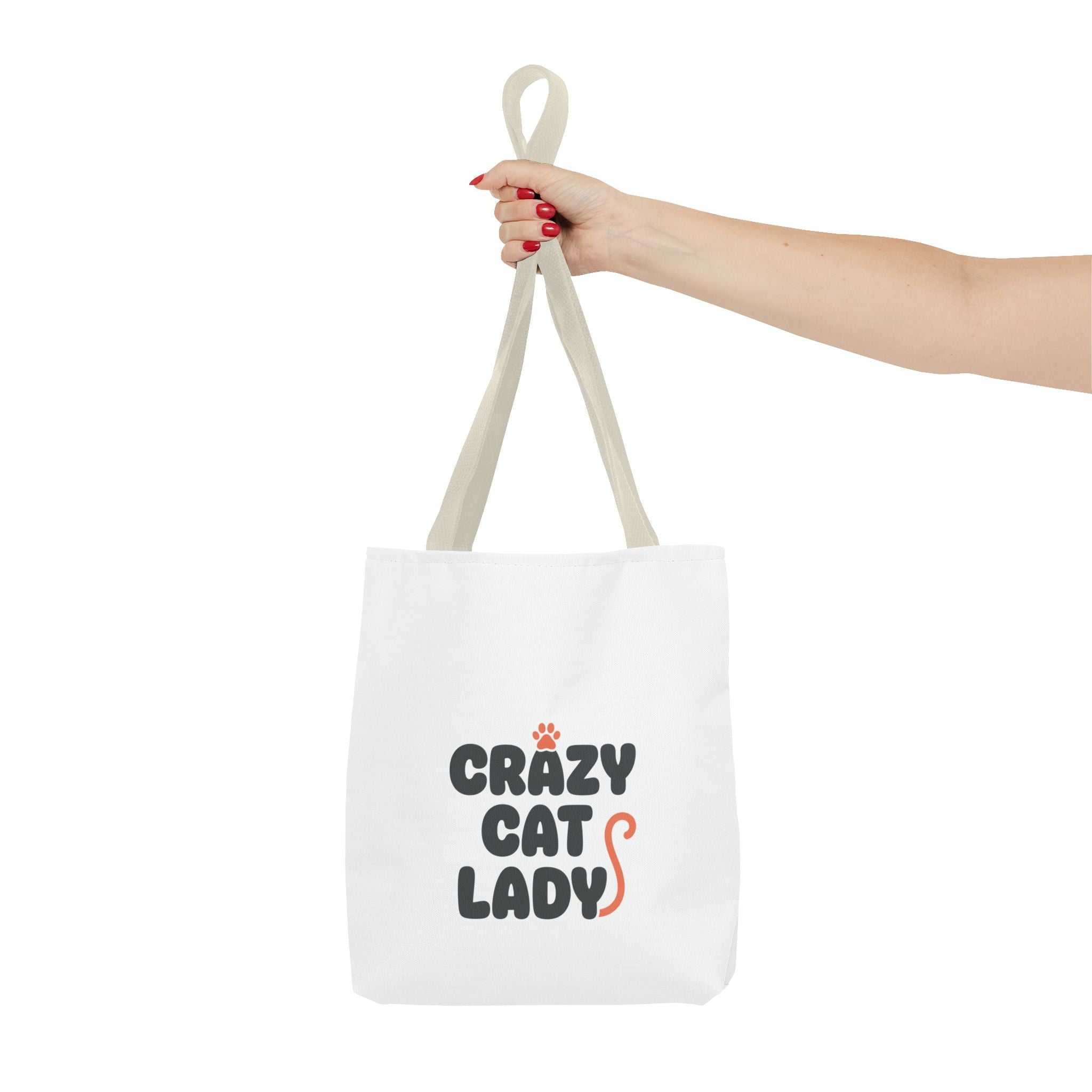 Cracy Cat Ladies Tote Bag — Cute All-Over-Print Cat Design