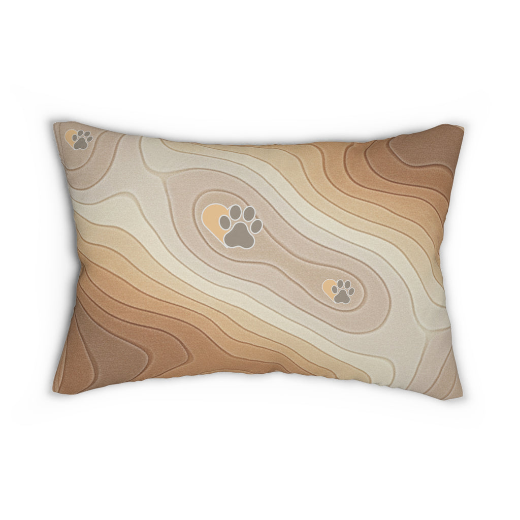 Lumbar Pillow — Decorative Spun Polyester Support Pillow