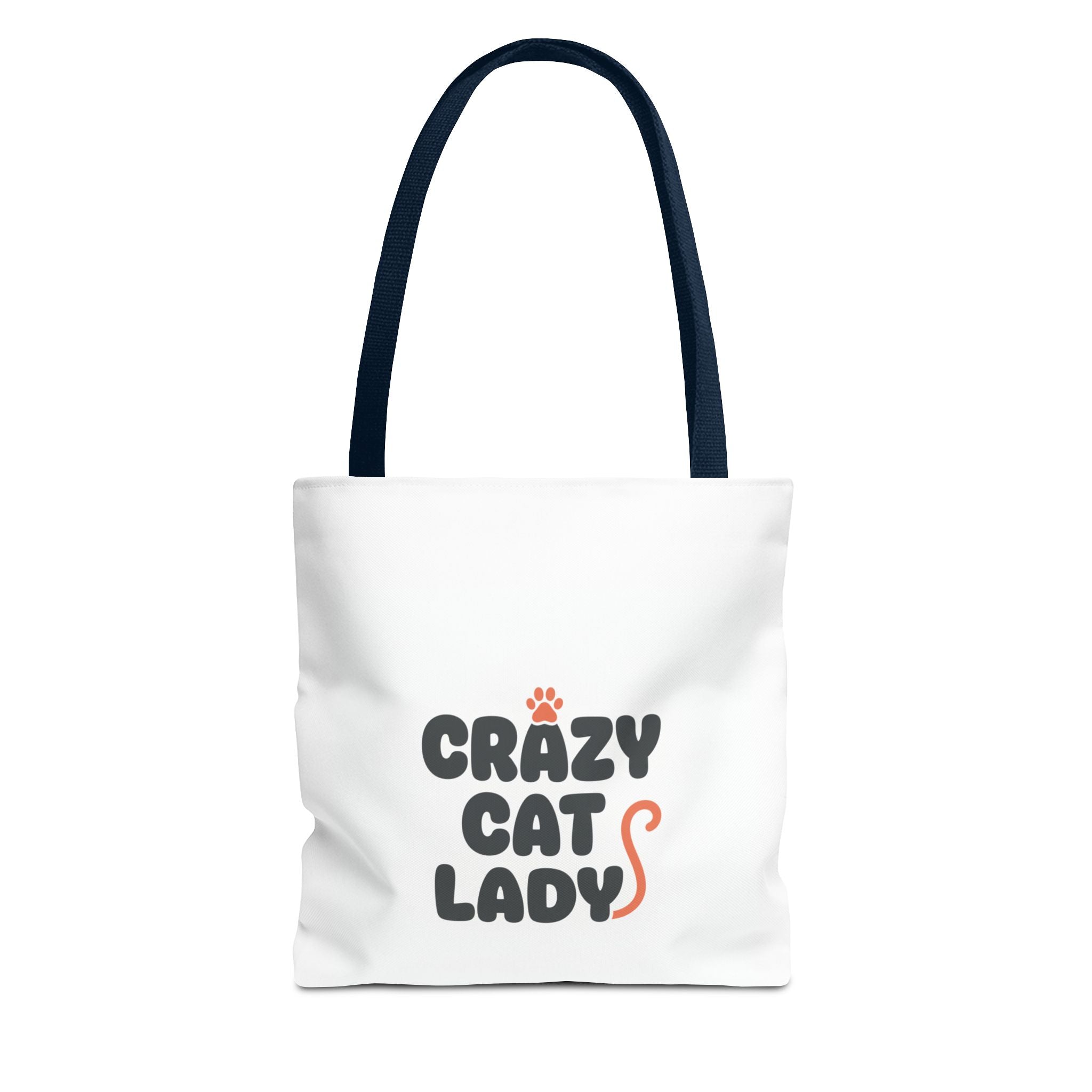 Cracy Cat Ladies Tote Bag — Cute All-Over-Print Cat Design