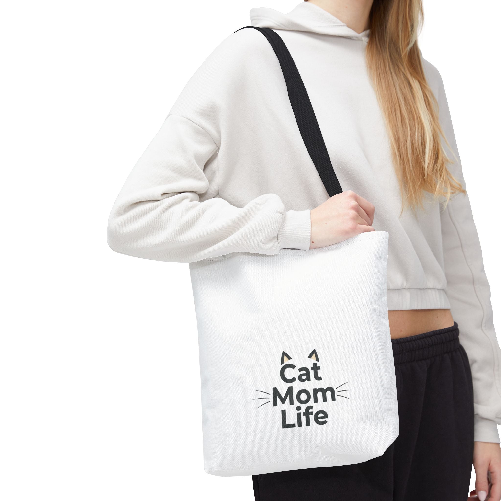 Cat Mon Life Tote Bag — Cute Cat Mom Tote for Everyday Use