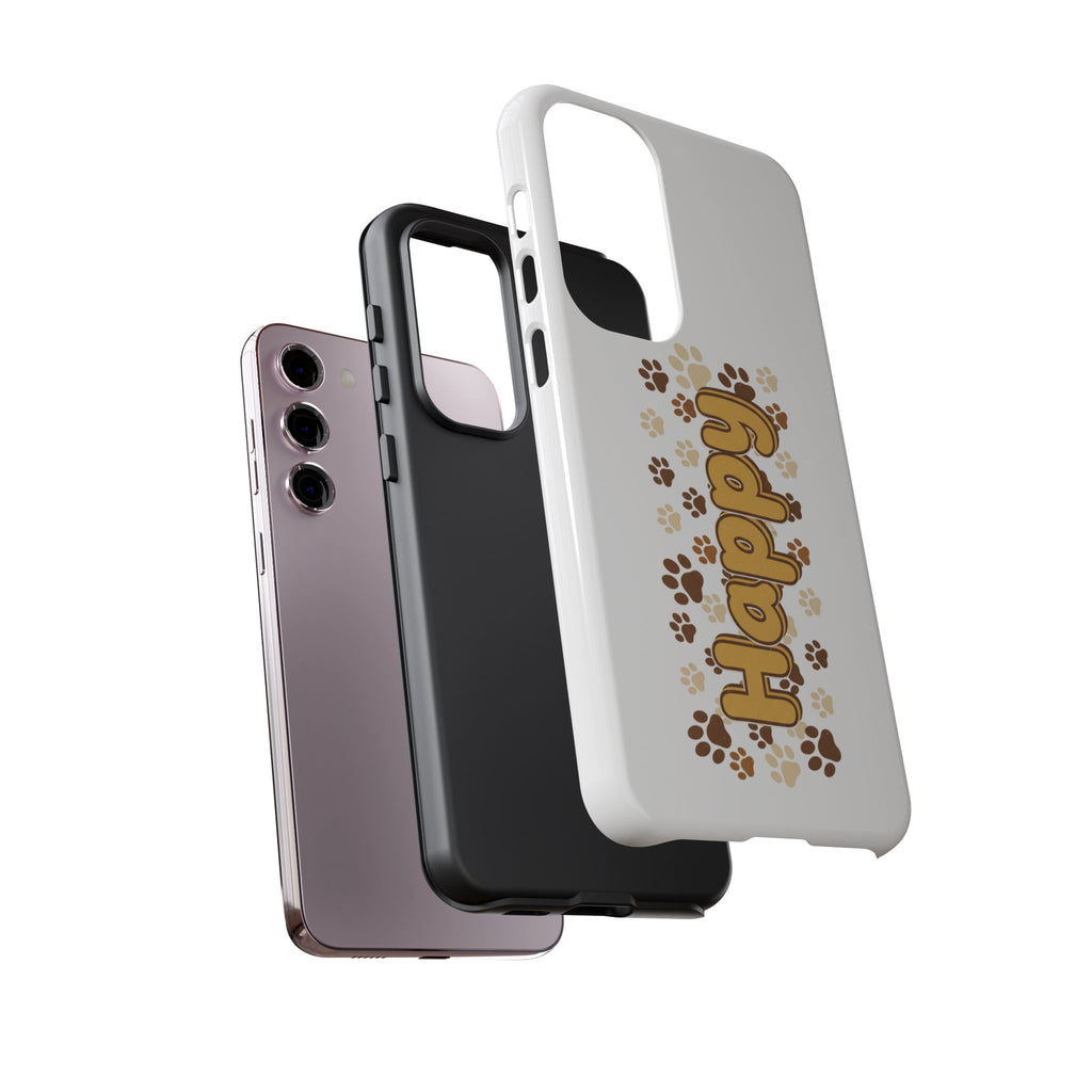 Happy Paw Phone Case — Cute Dog Paw Print iPhone Cover
