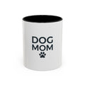 Dog Mom Accent Coffee Mug — Paw Print Gift for Pet Lovers (11/15 oz)