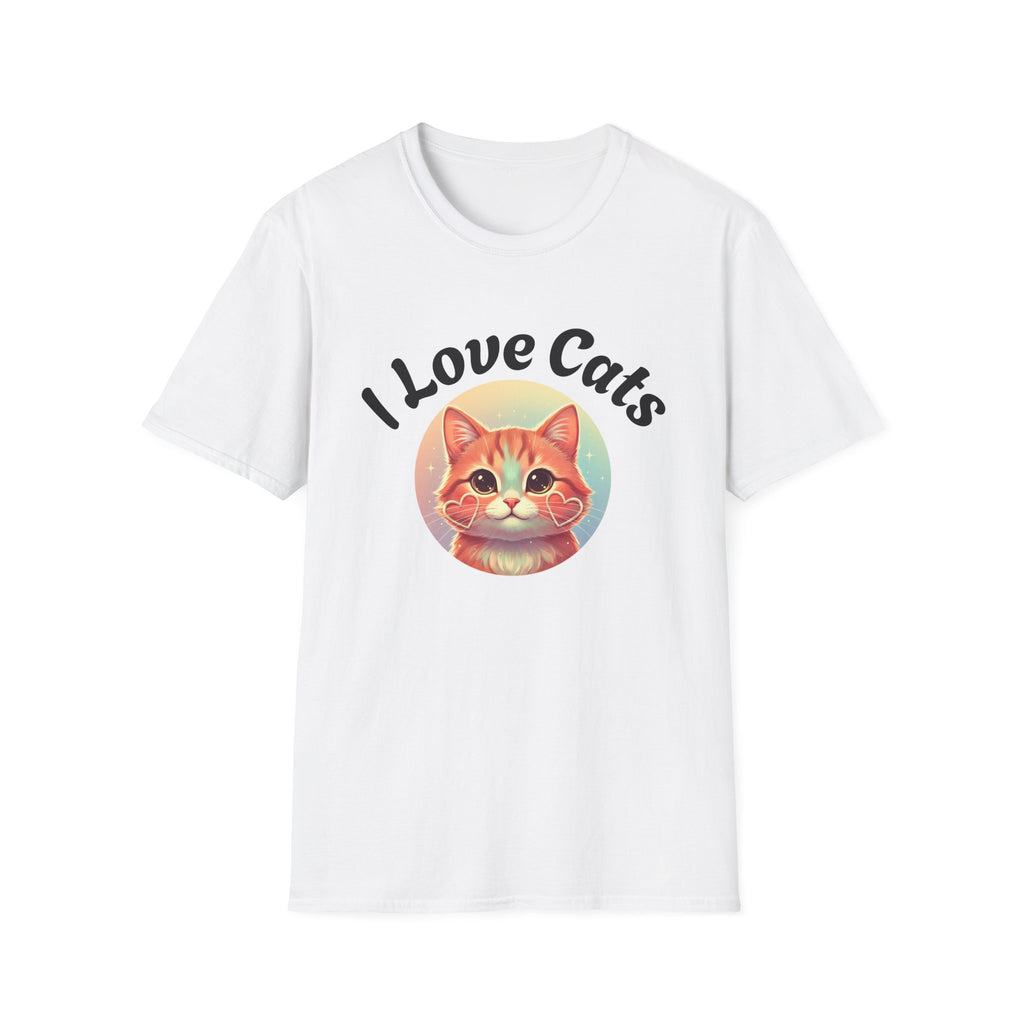 I Love Cat T-Shirt — Cute Retro Cat Graphic Tee for Cat Lovers