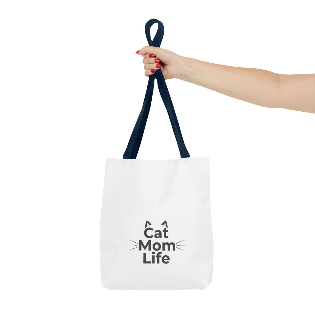 Cat Mon Life Tote Bag — Cute Cat Mom Tote for Everyday Use