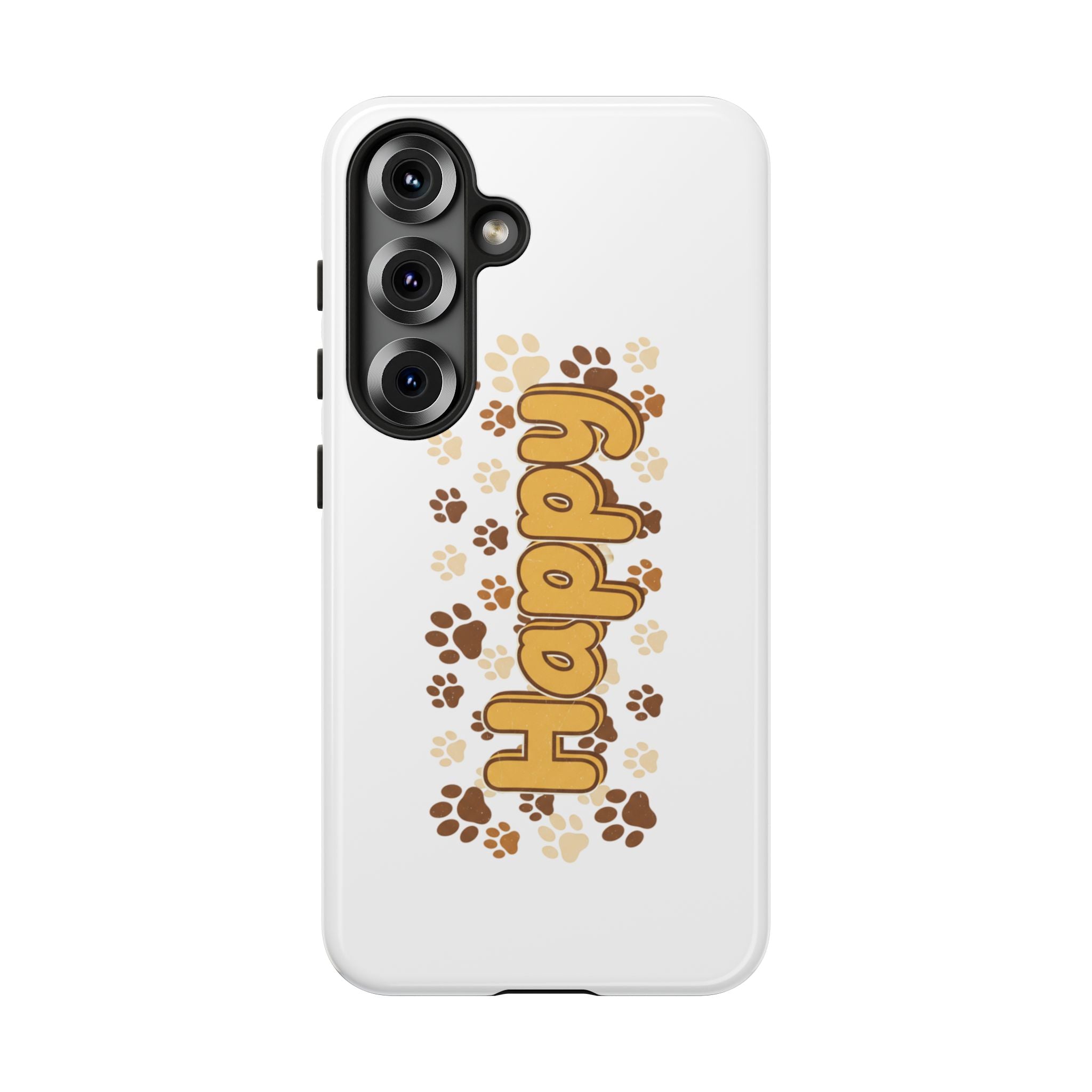Happy Paw Phone Case — Cute Dog Paw Print iPhone Cover