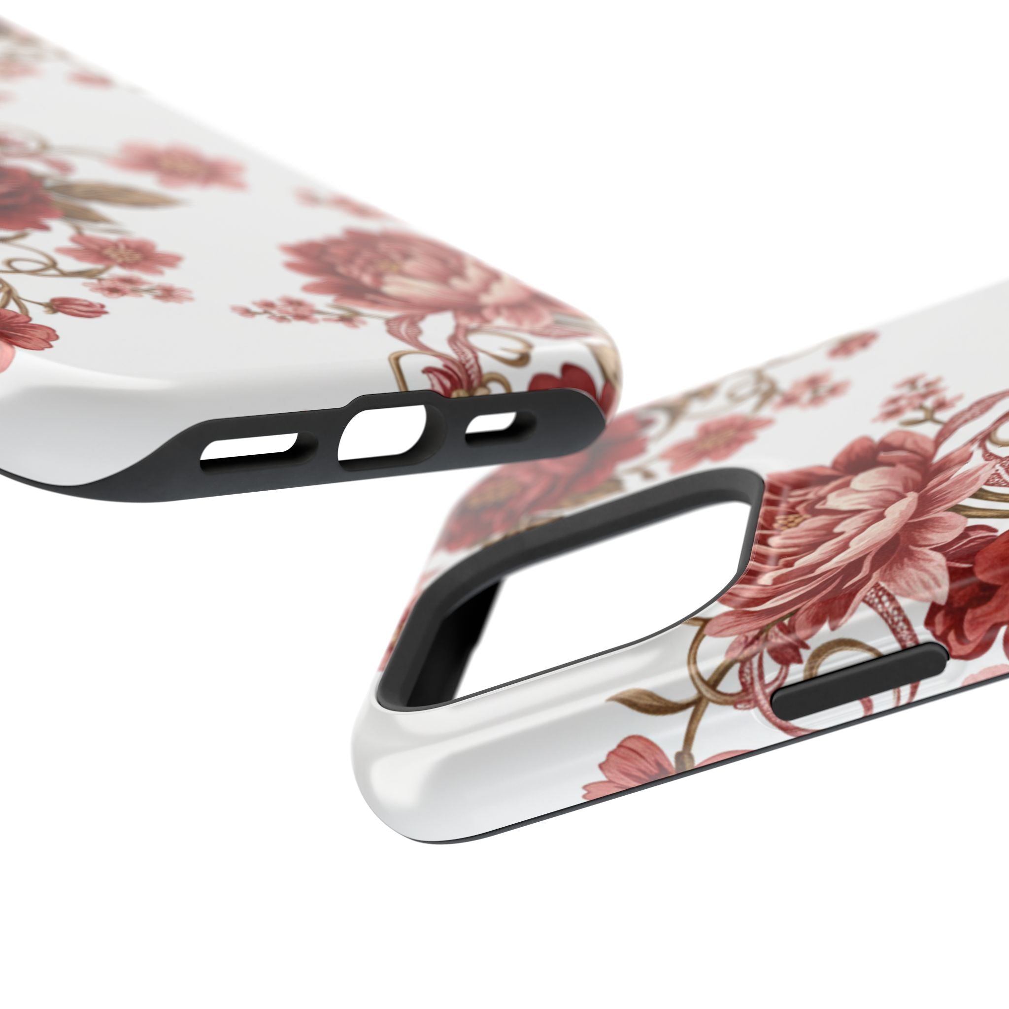 Floral Rose Magnetic Impact Phone Case