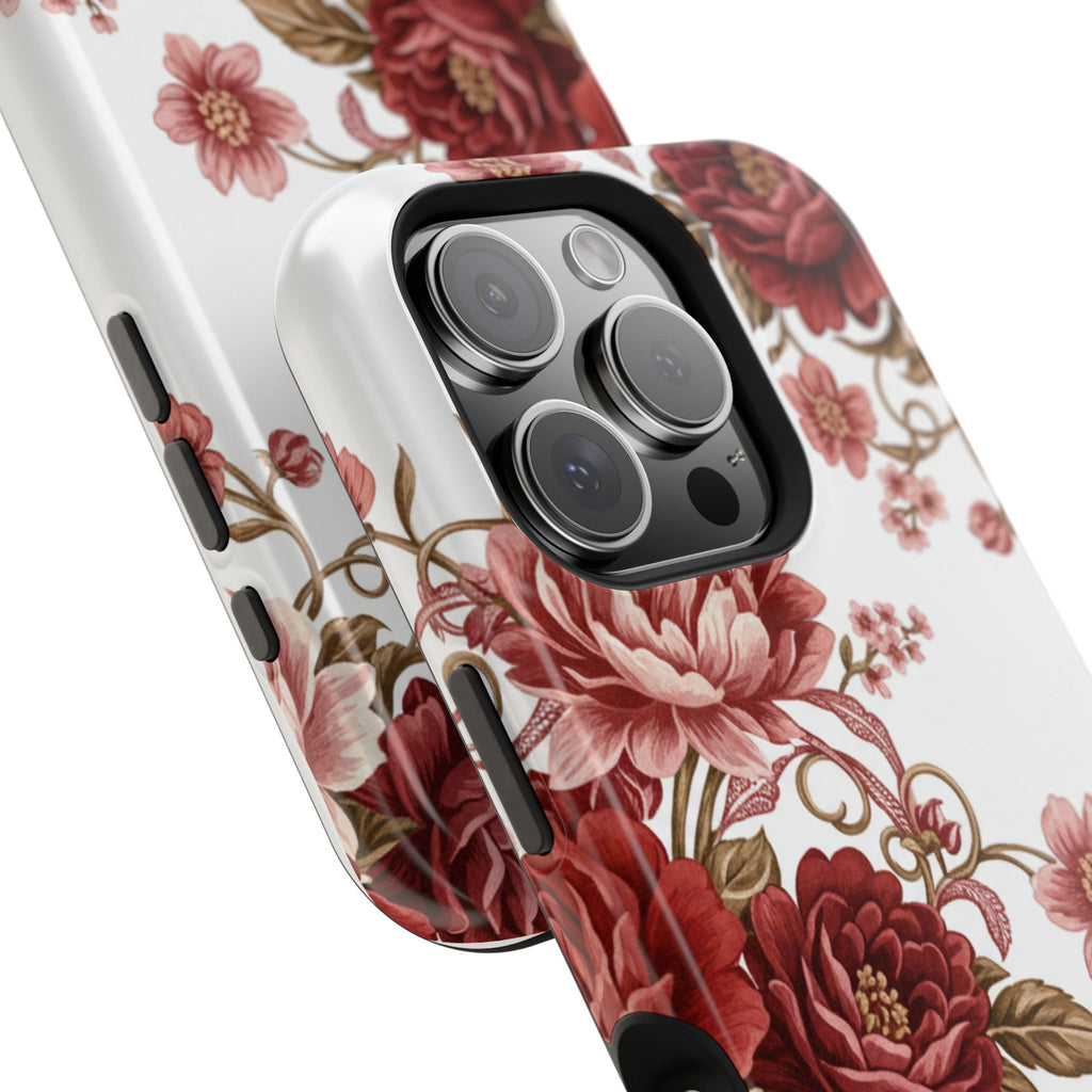 Floral Rose Magnetic Impact Phone Case