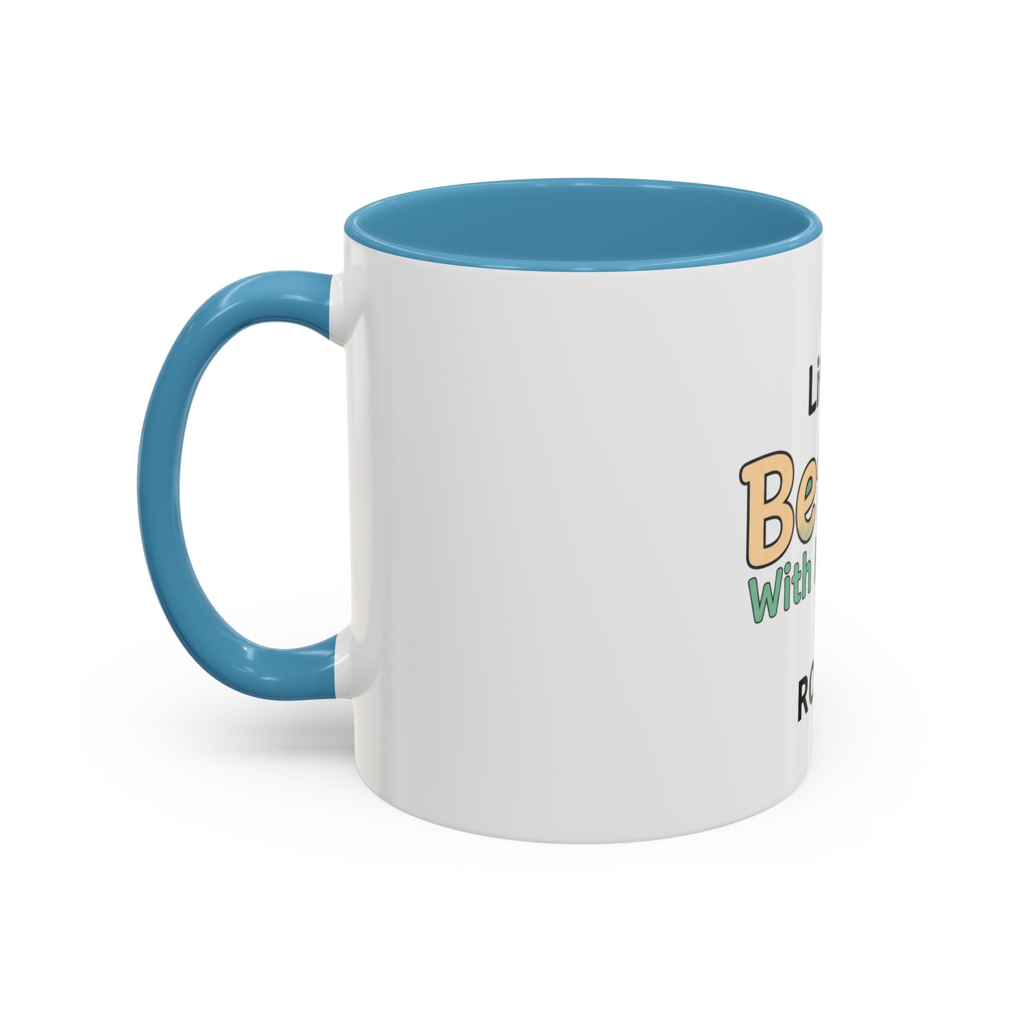 Life Is Better With My Dog On Drup Accent Coffee Mug (11/15oz)