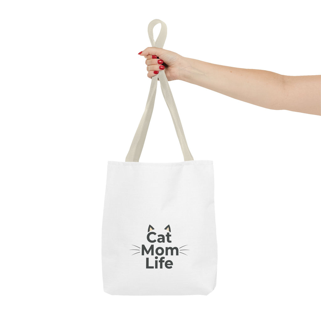 Cat Mon Life Tote Bag — Cute Cat Mom Tote for Everyday Use
