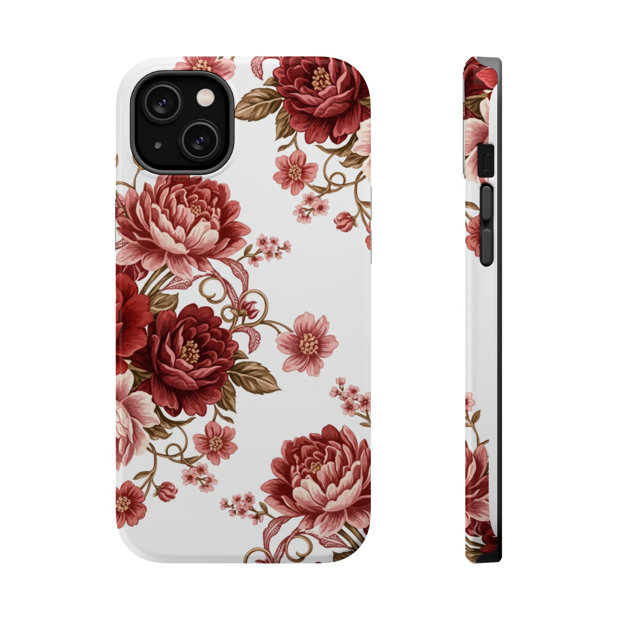 Floral Rose Magnetic Impact Phone Case