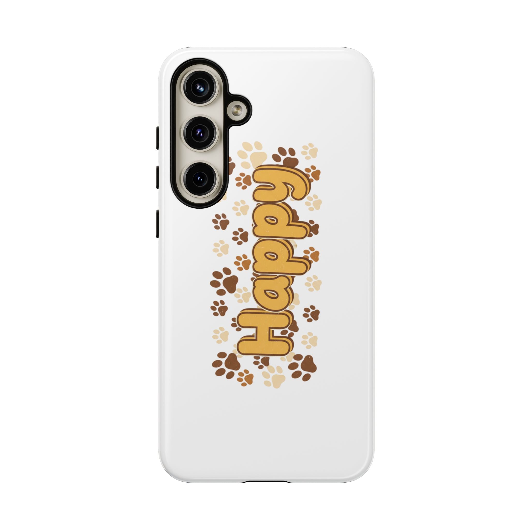 Happy Paw Phone Case — Cute Dog Paw Print iPhone Cover