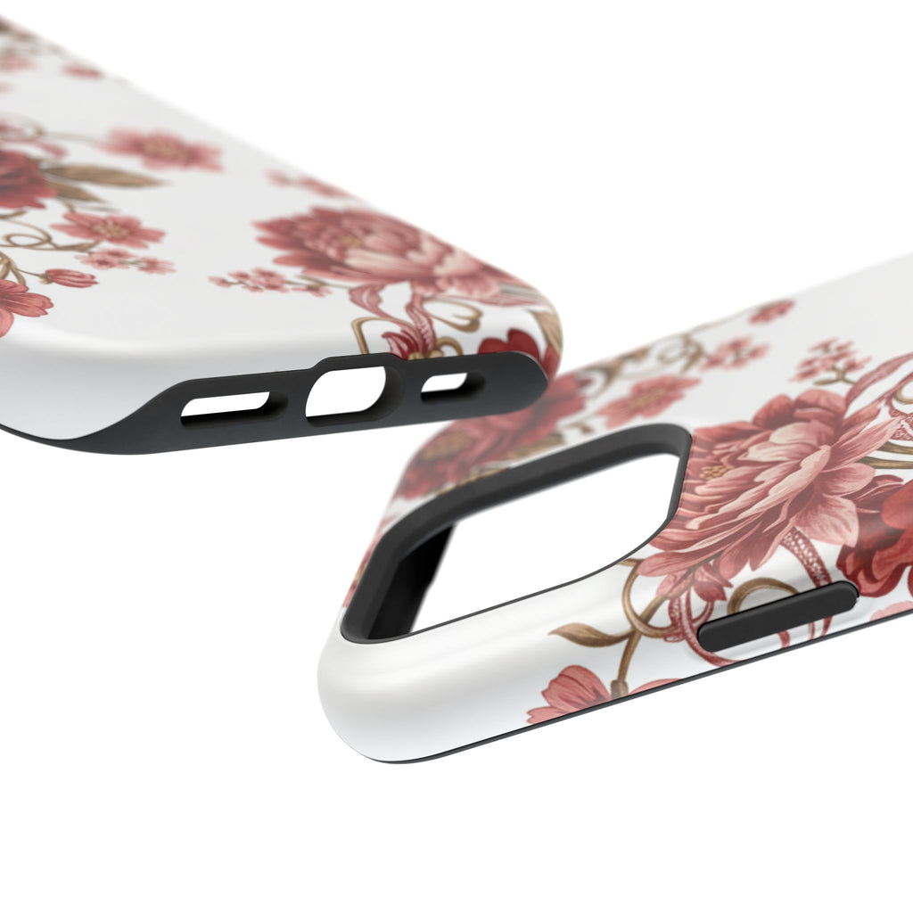 Floral Rose Magnetic Impact Phone Case