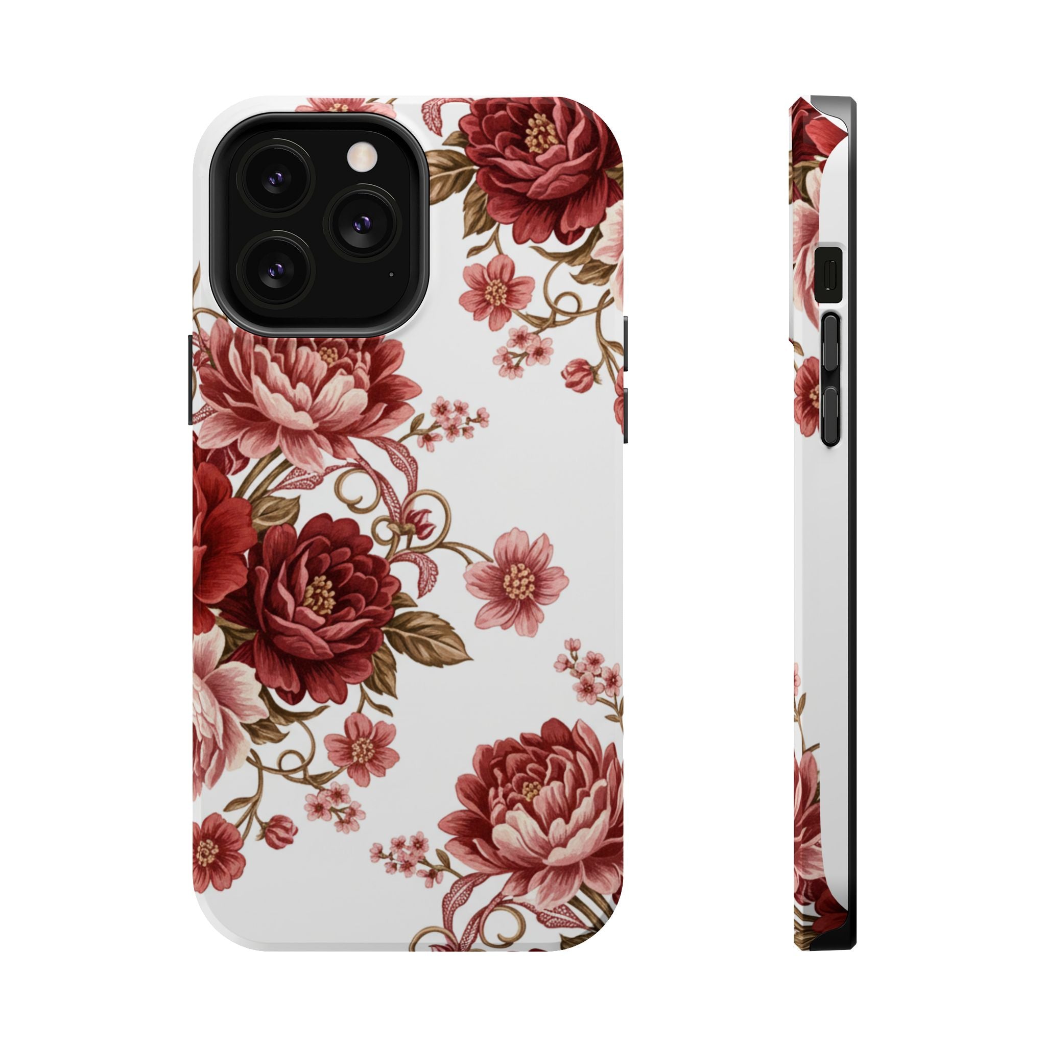 Floral Rose Magnetic Impact Phone Case