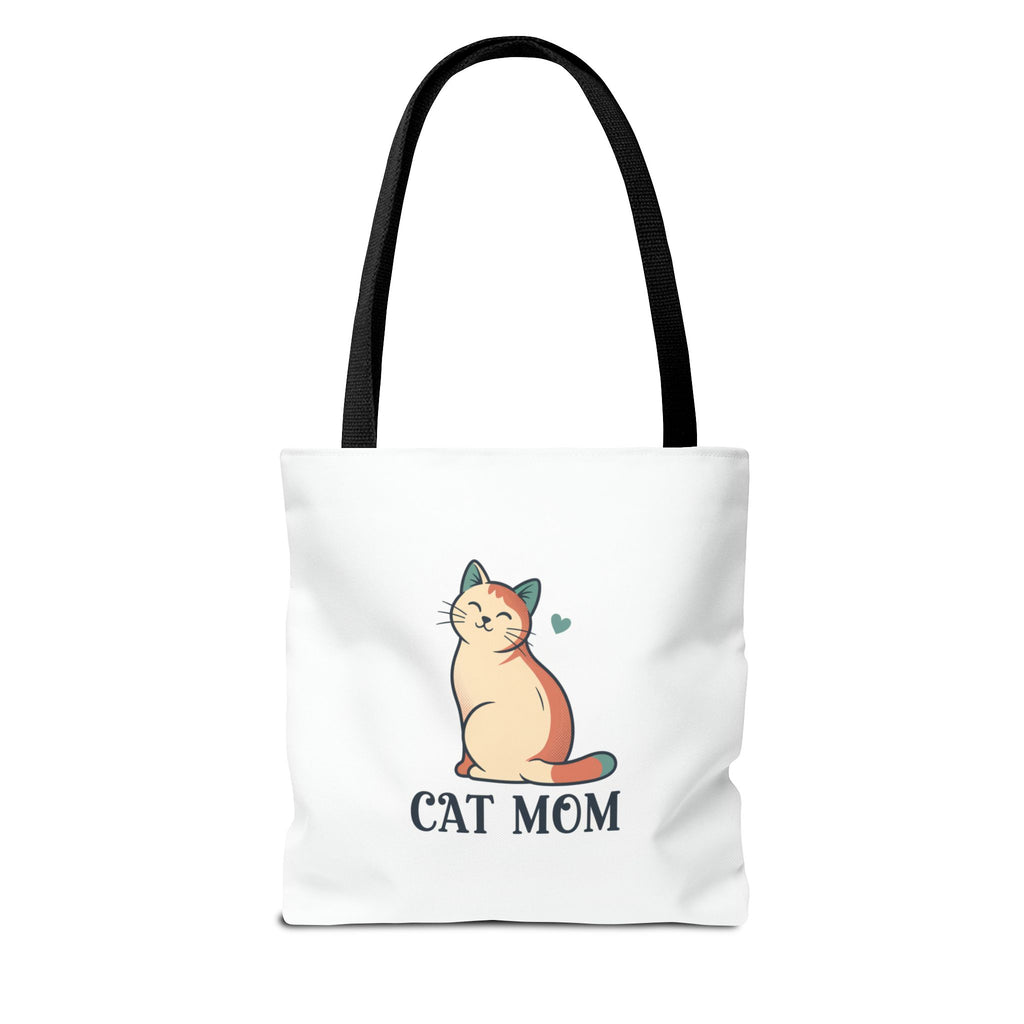 Cat Mom Tote Bag — Cute Cat Mom Canvas Tote for Shopping & Gifts