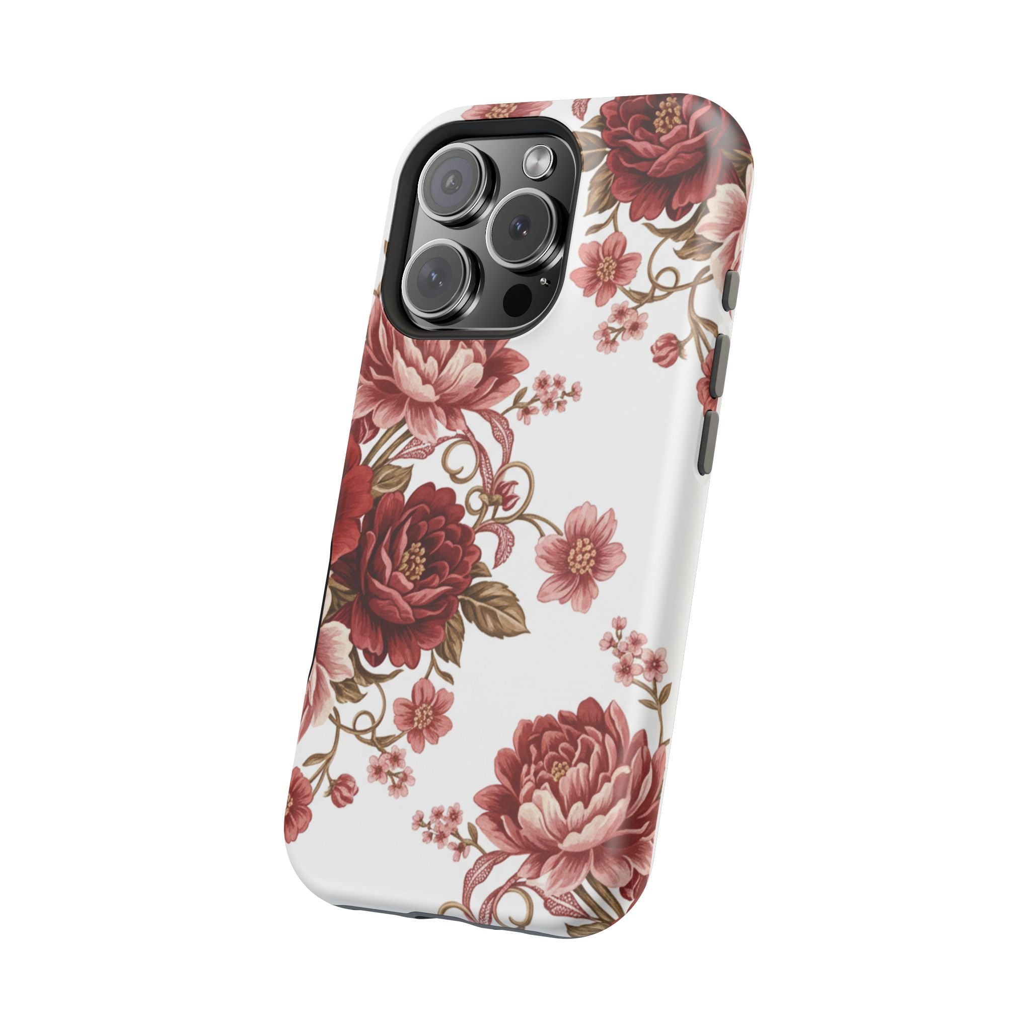 Floral Rose Magnetic Impact Phone Case