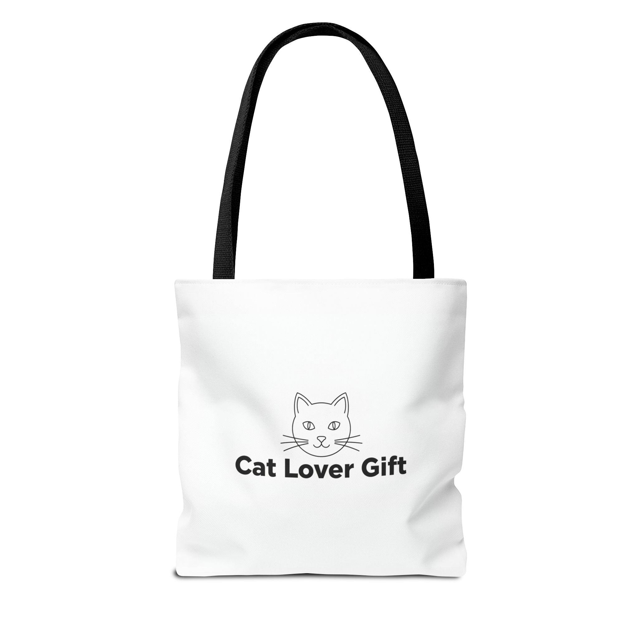 Cat Lover Gift Tote Bag — Cute Cat Design Canvas Tote