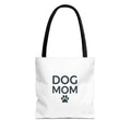 Dog Mom Tote Bag — Cute 'Dog Mom' All-Over Print Canvas Tote