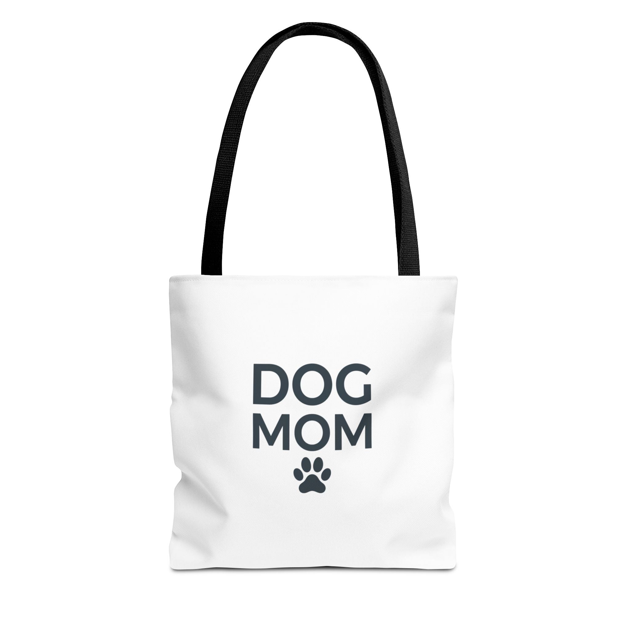 Dog Mom Tote Bag — Cute 'Dog Mom' All-Over Print Canvas Tote
