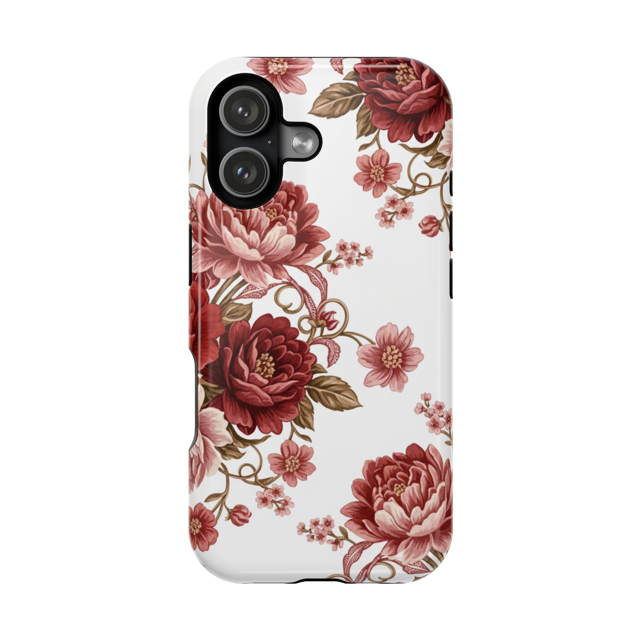 Floral Rose Magnetic Impact Phone Case