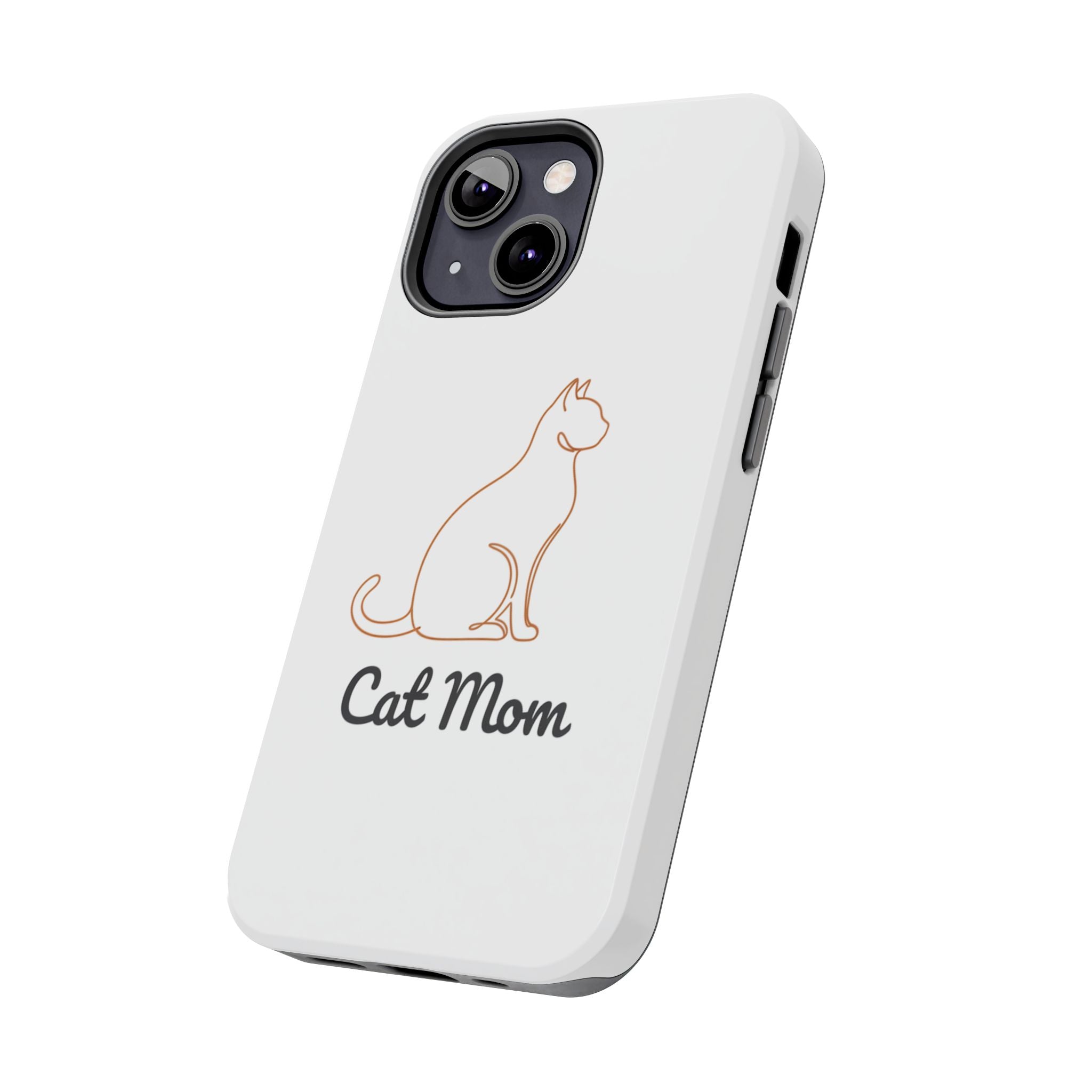 Cat Mom Tough Phone Case — Durable Protective Phone Cover for Cat Lovers
