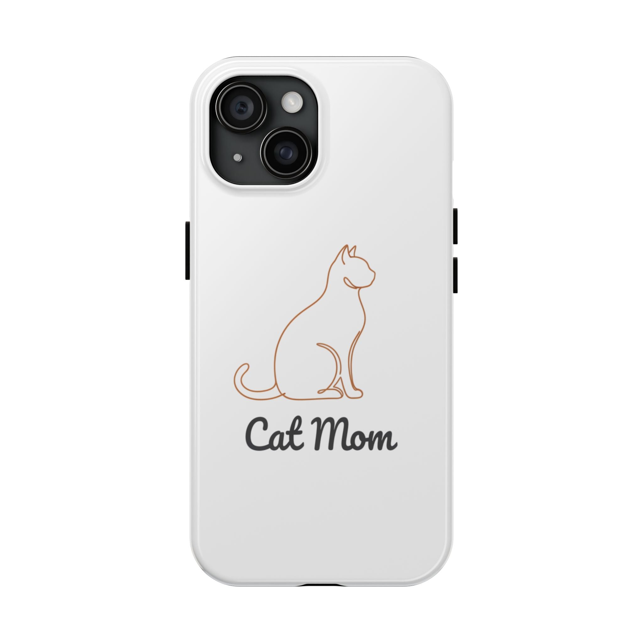 Cat Mom Tough Phone Case — Durable Protective Phone Cover for Cat Lovers