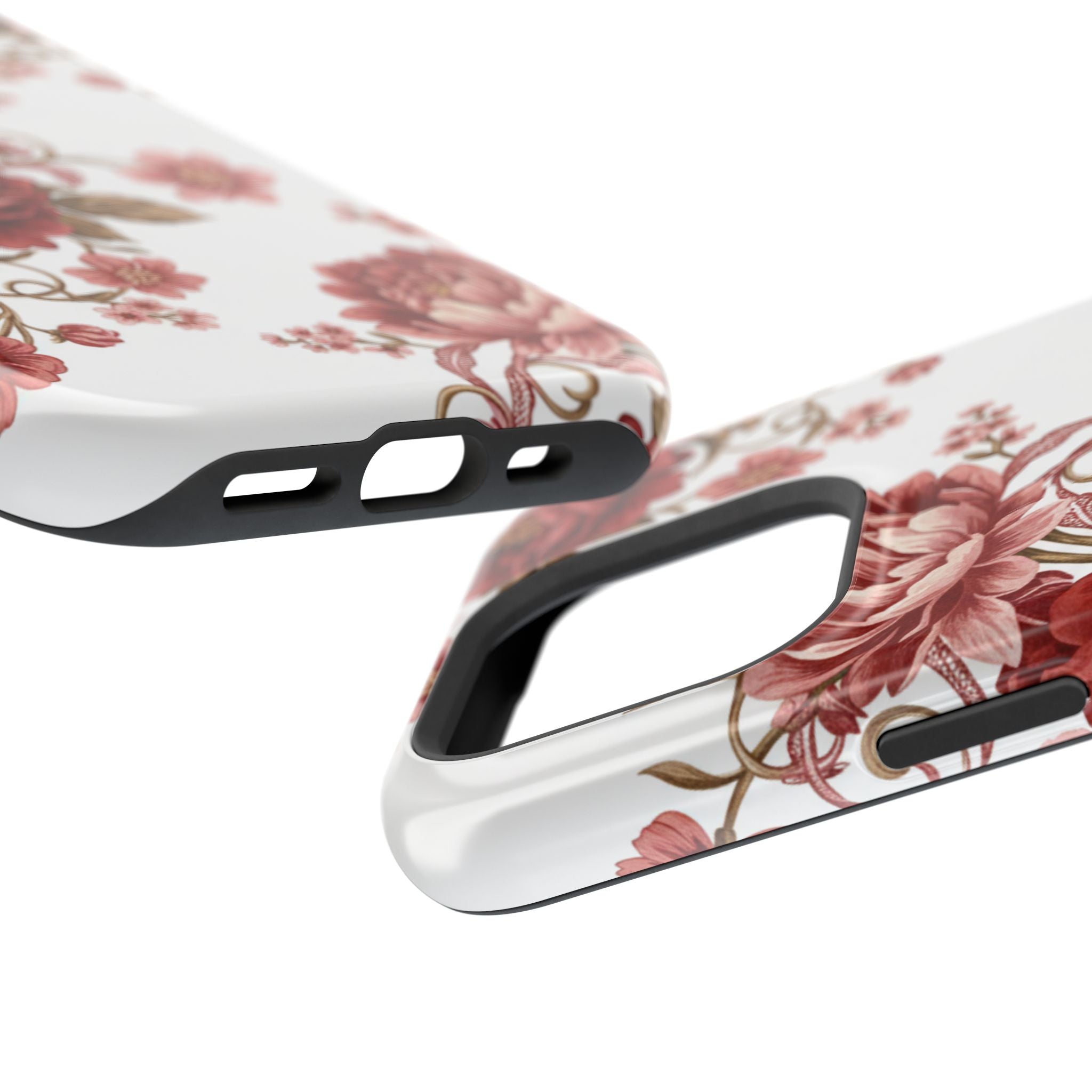 Floral Rose Magnetic Impact Phone Case