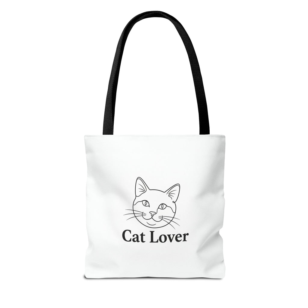 Cat Lover  Tote Bag — Cute Cat Design Canvas Tote
