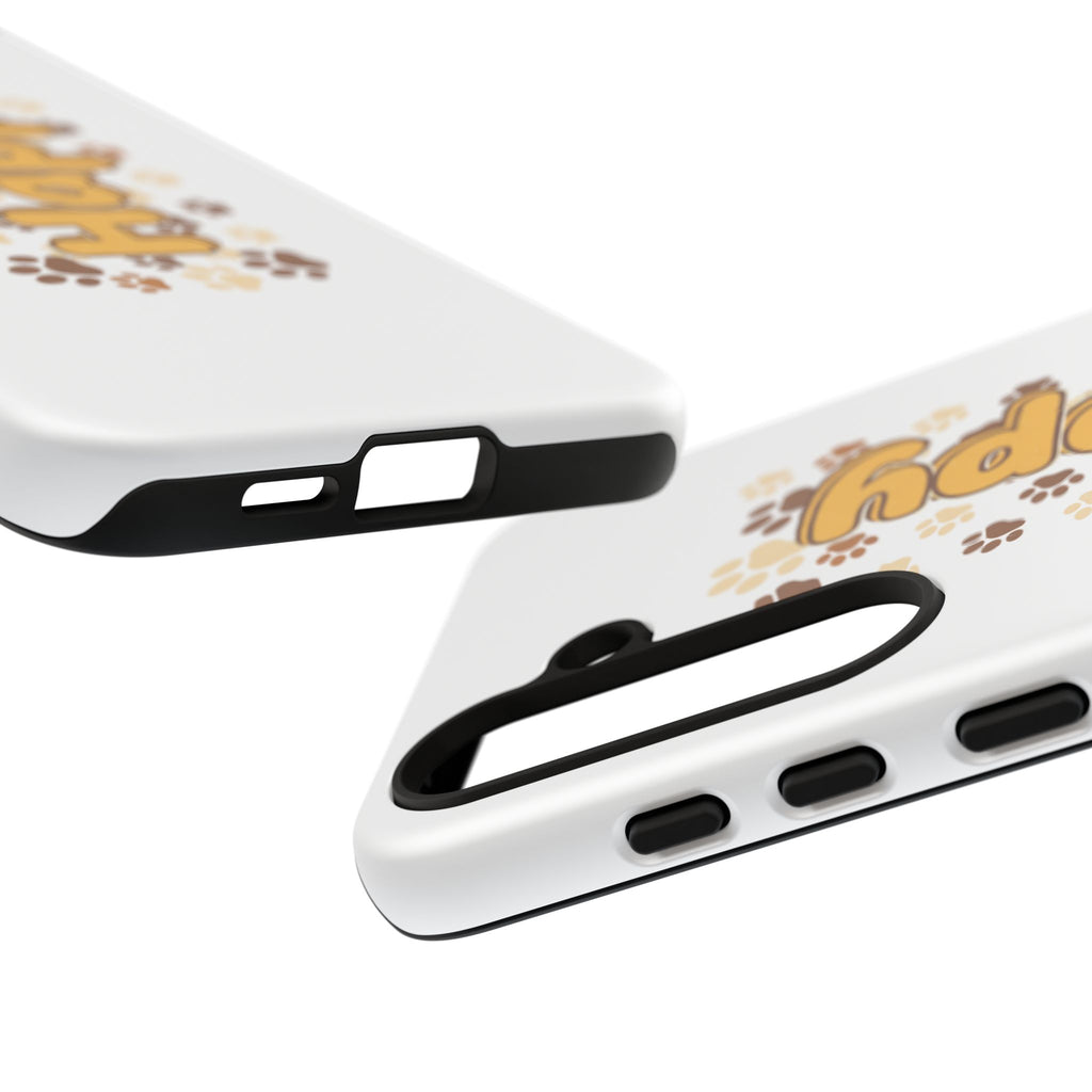 Happy Paw Phone Case — Cute Dog Paw Print iPhone Cover