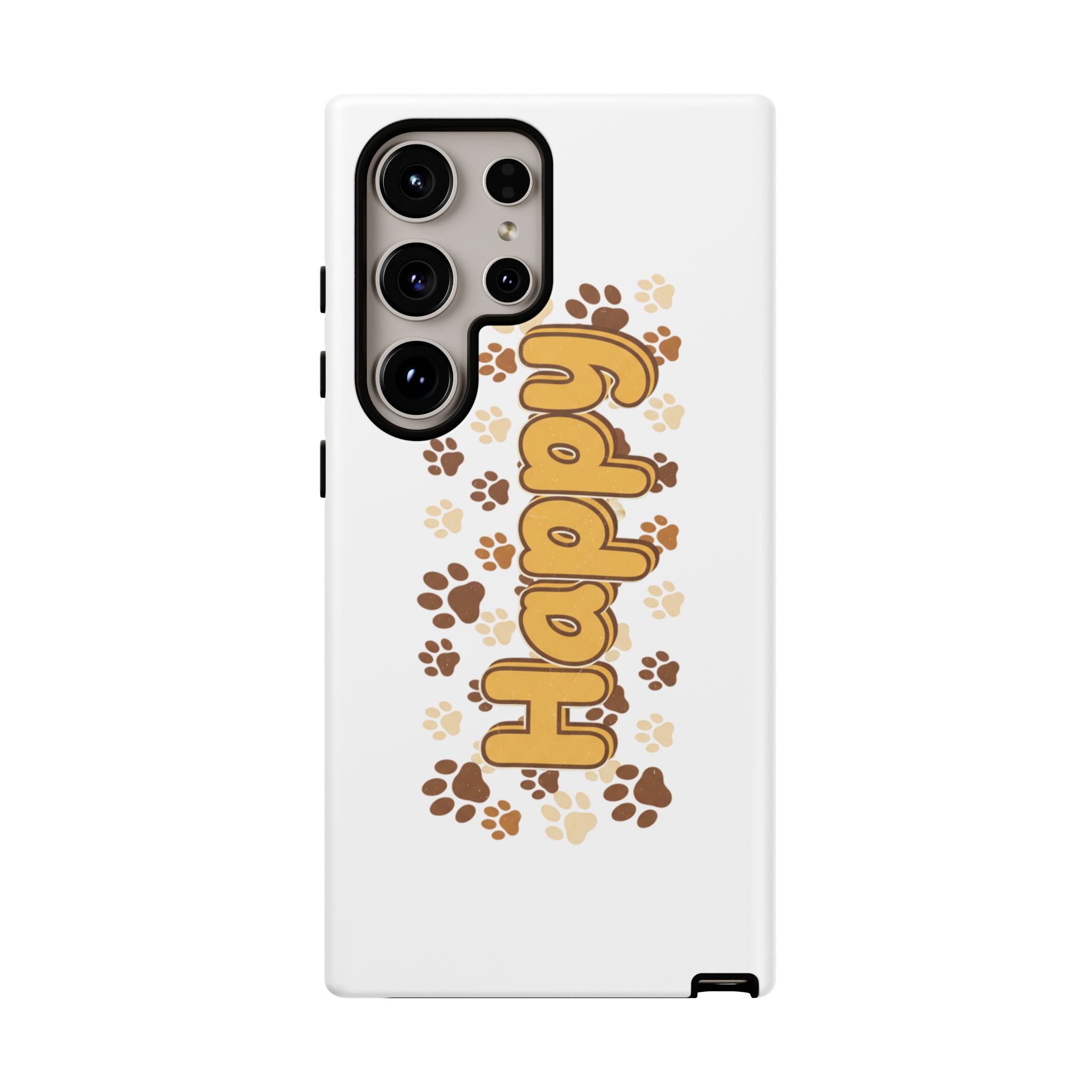 Happy Paw Phone Case — Cute Dog Paw Print iPhone Cover
