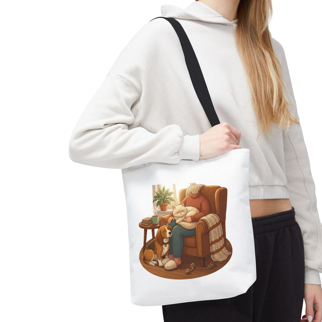Dog Mom Tote Bag – Cute Dog Mom Canvas Carryall