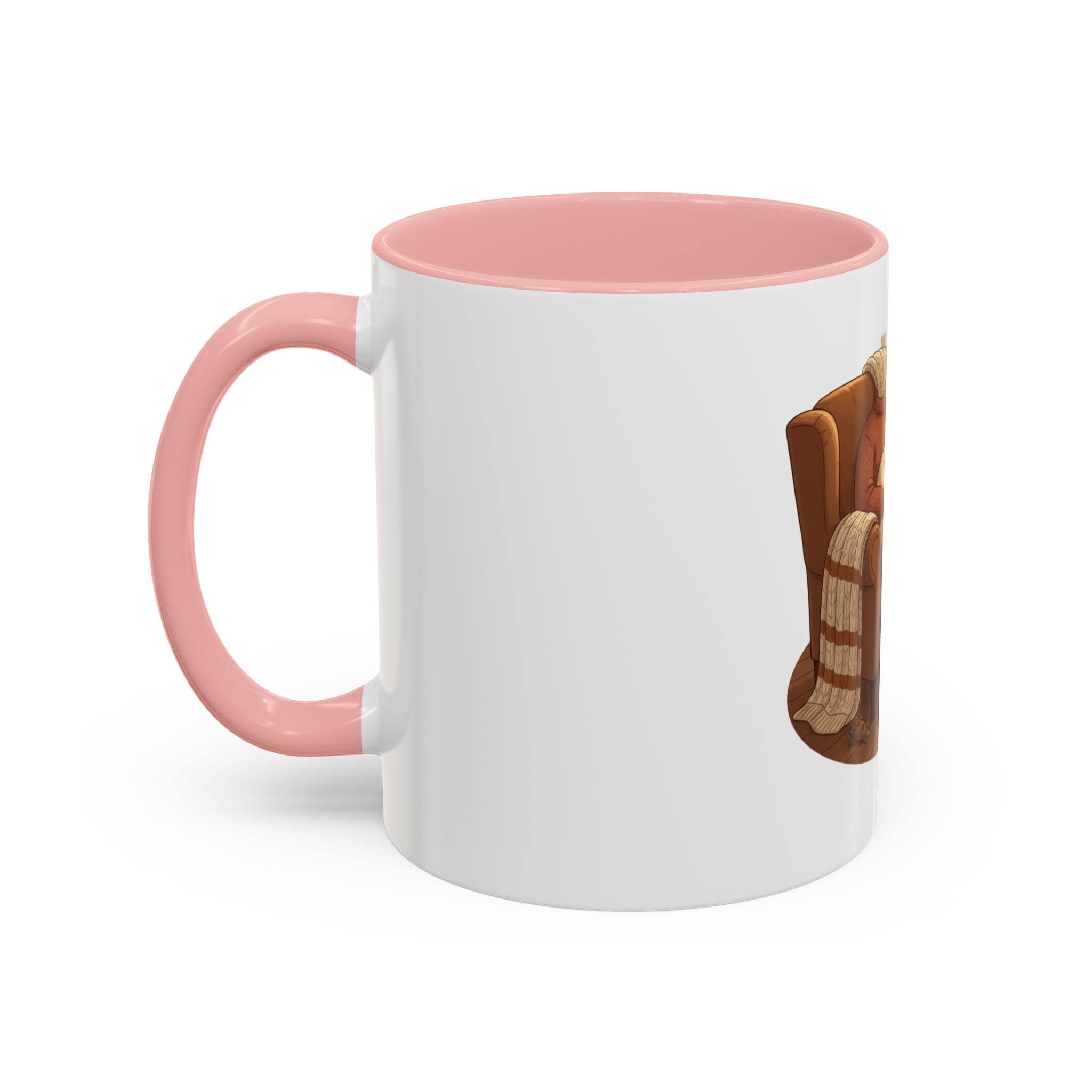 Cozy Pet Lover Mug – Ceramic Accent Mug with Dog Illustration, Warm Home Coffee Cup, 11oz & 15oz