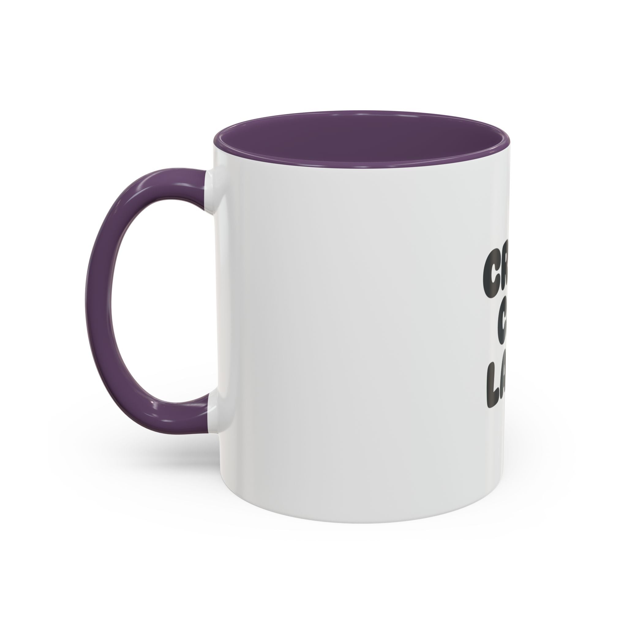 Crazy Cat Lady Accent Coffee Mug – Cute Cat Paw Typography 11/15oz
