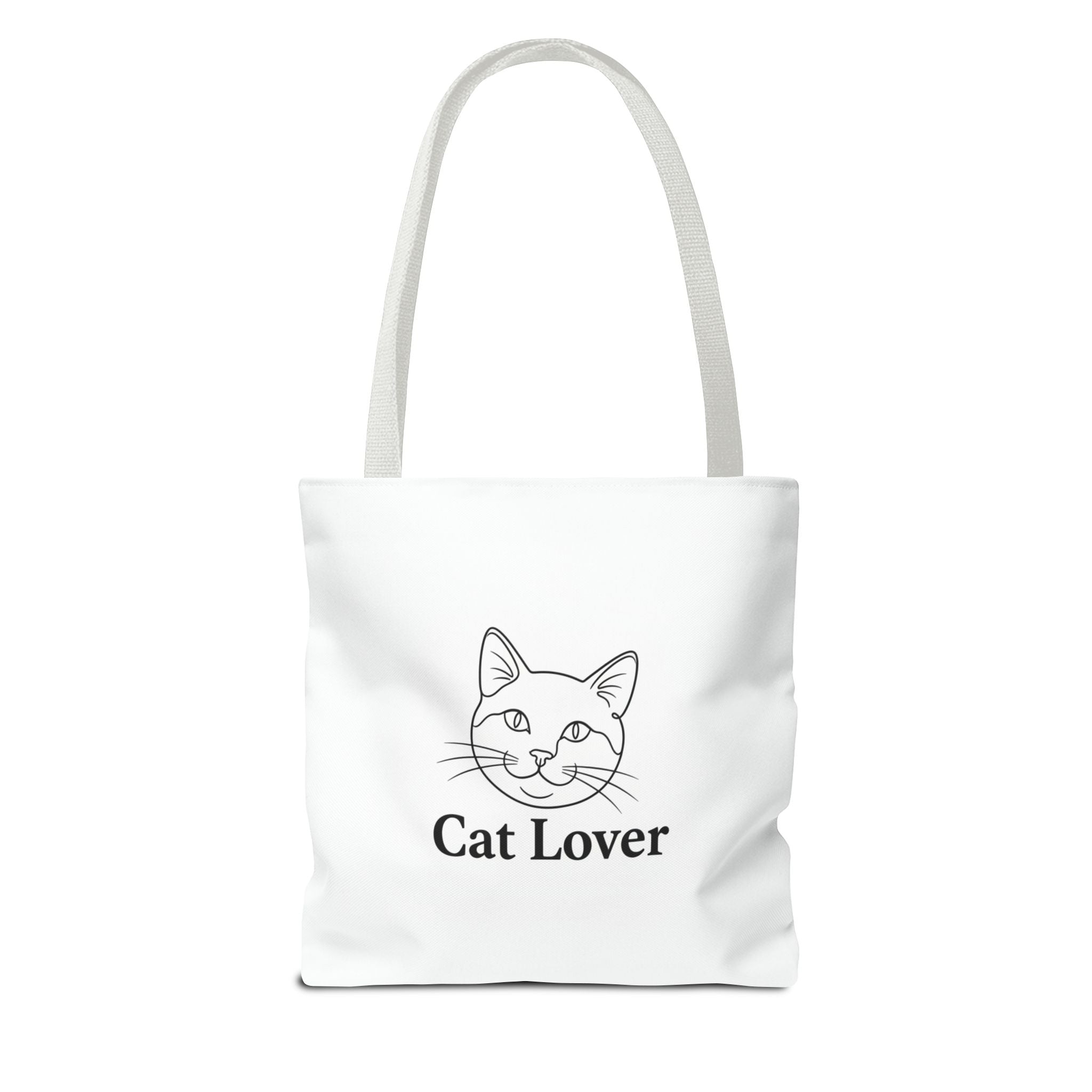 Cat Lover  Tote Bag — Cute Cat Design Canvas Tote