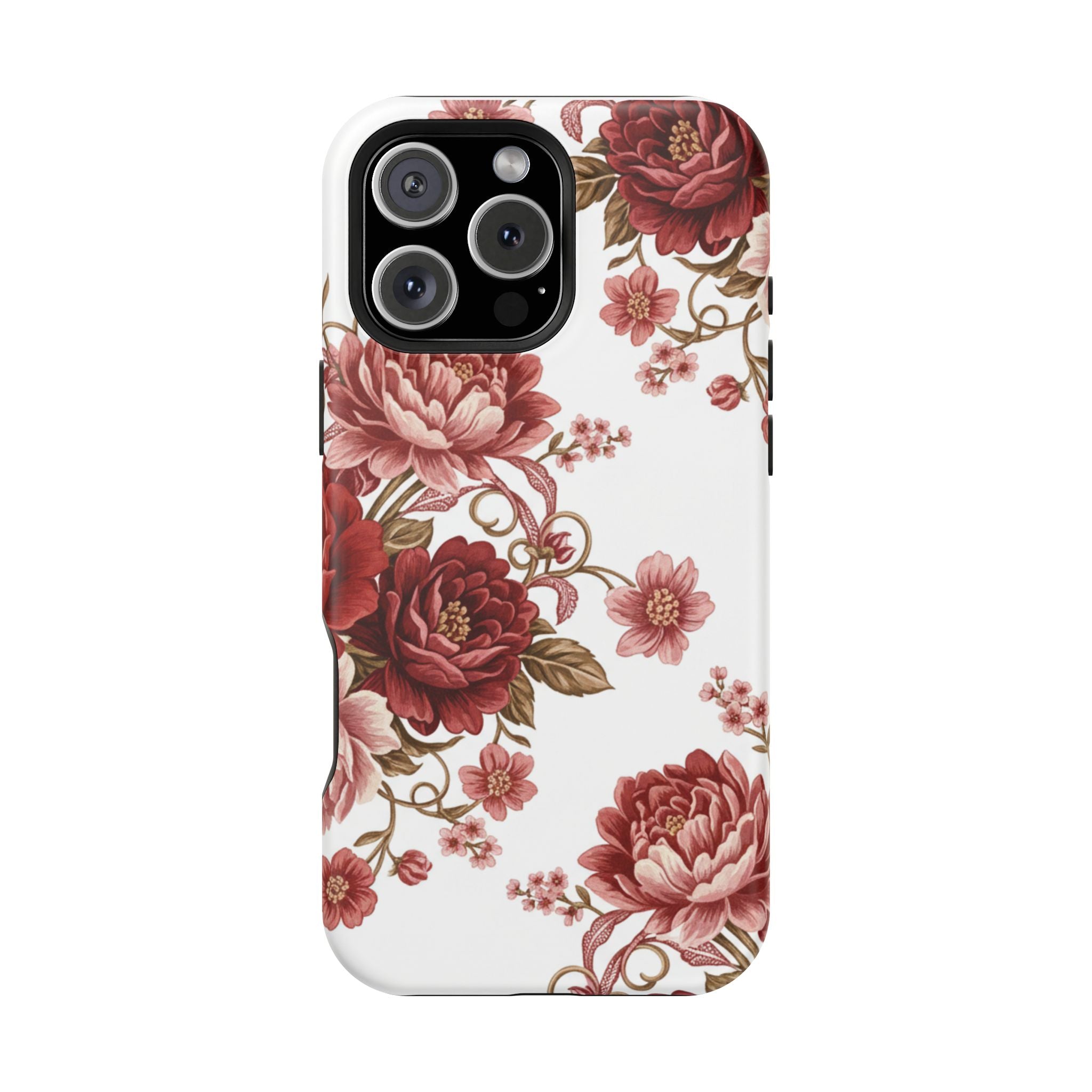 Floral Rose Magnetic Impact Phone Case