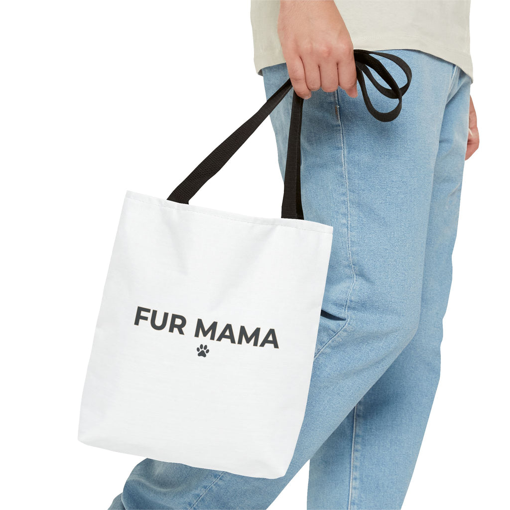 Fur Mama Tote Bag — Cute Pet Mom Canvas Carryall