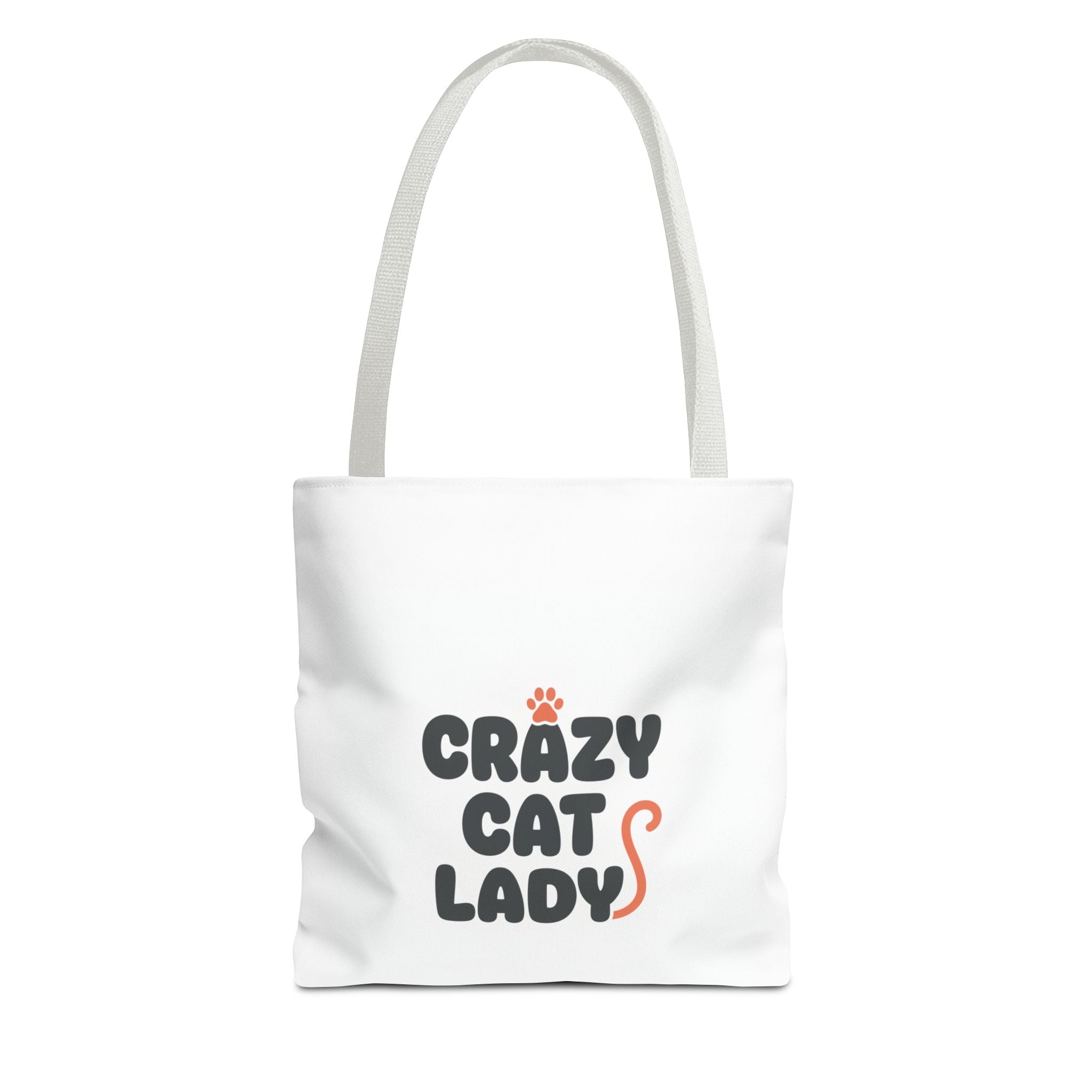 Cracy Cat Ladies Tote Bag — Cute All-Over-Print Cat Design