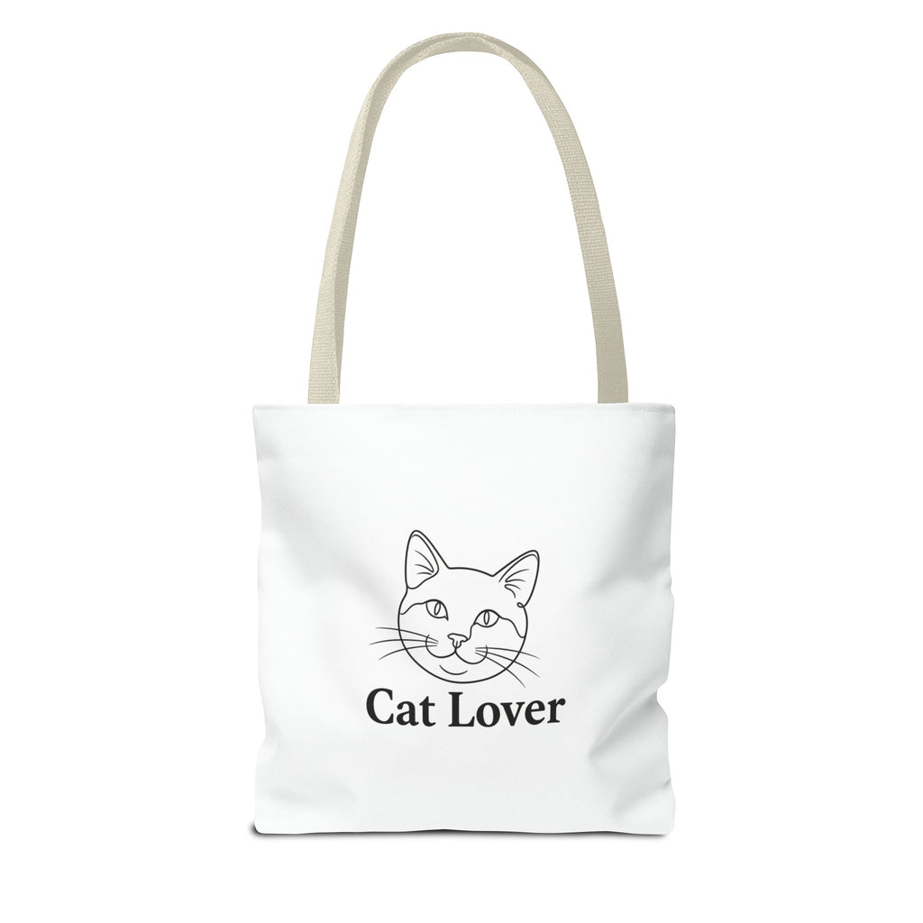 Cat Lover  Tote Bag — Cute Cat Design Canvas Tote