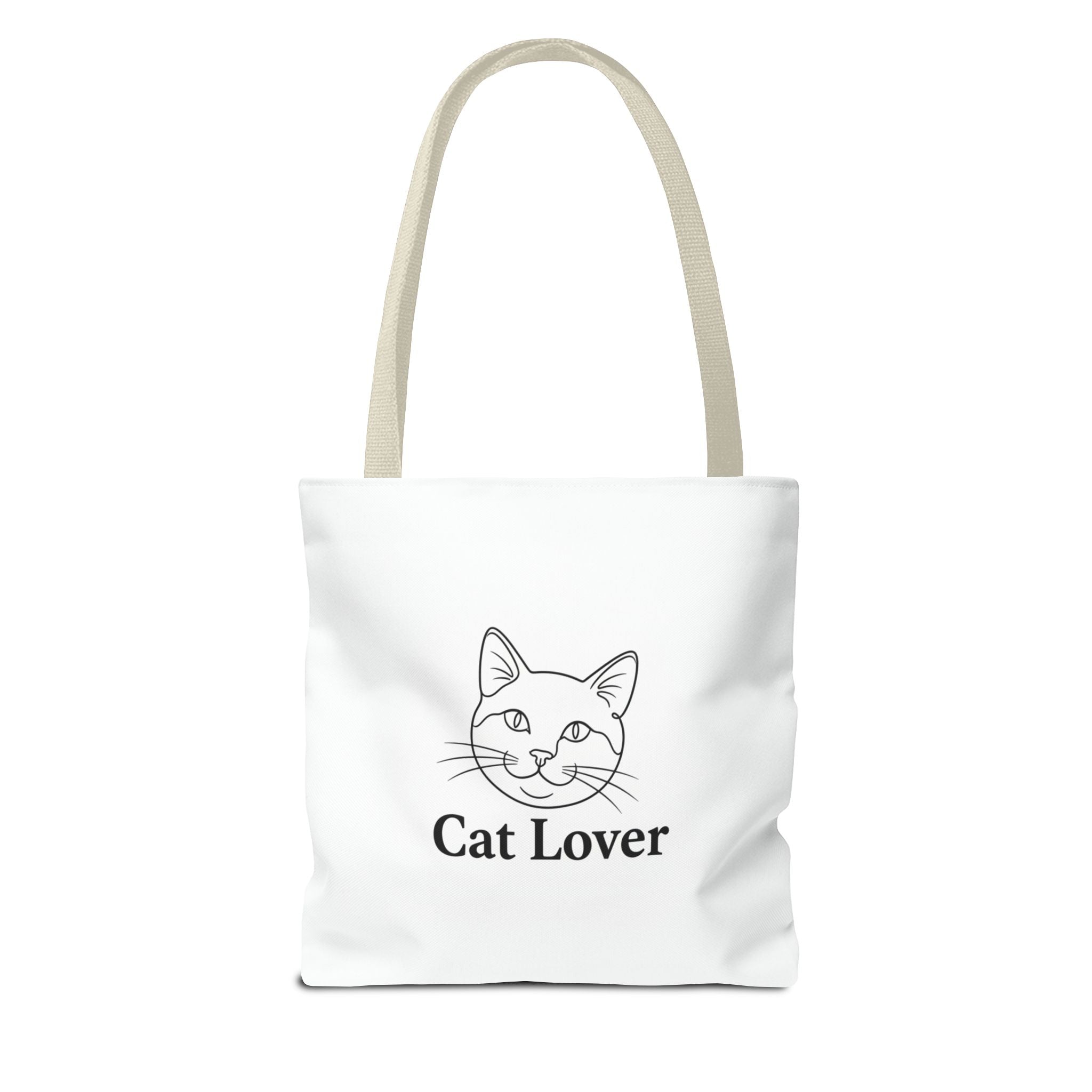 Cat Lover  Tote Bag — Cute Cat Design Canvas Tote