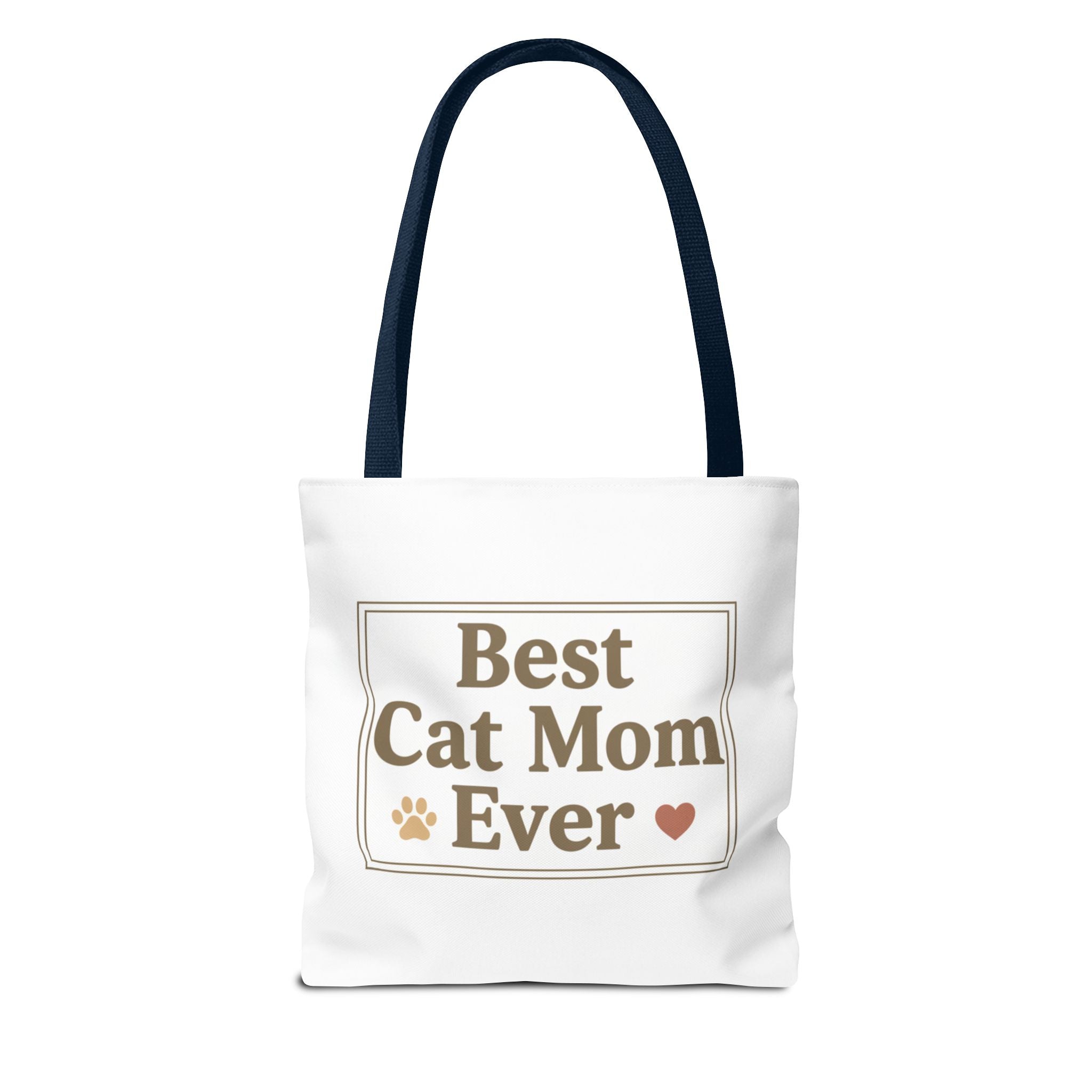 Best Cat Mom Ever Tote Bag — Cute Cat Mom Gift