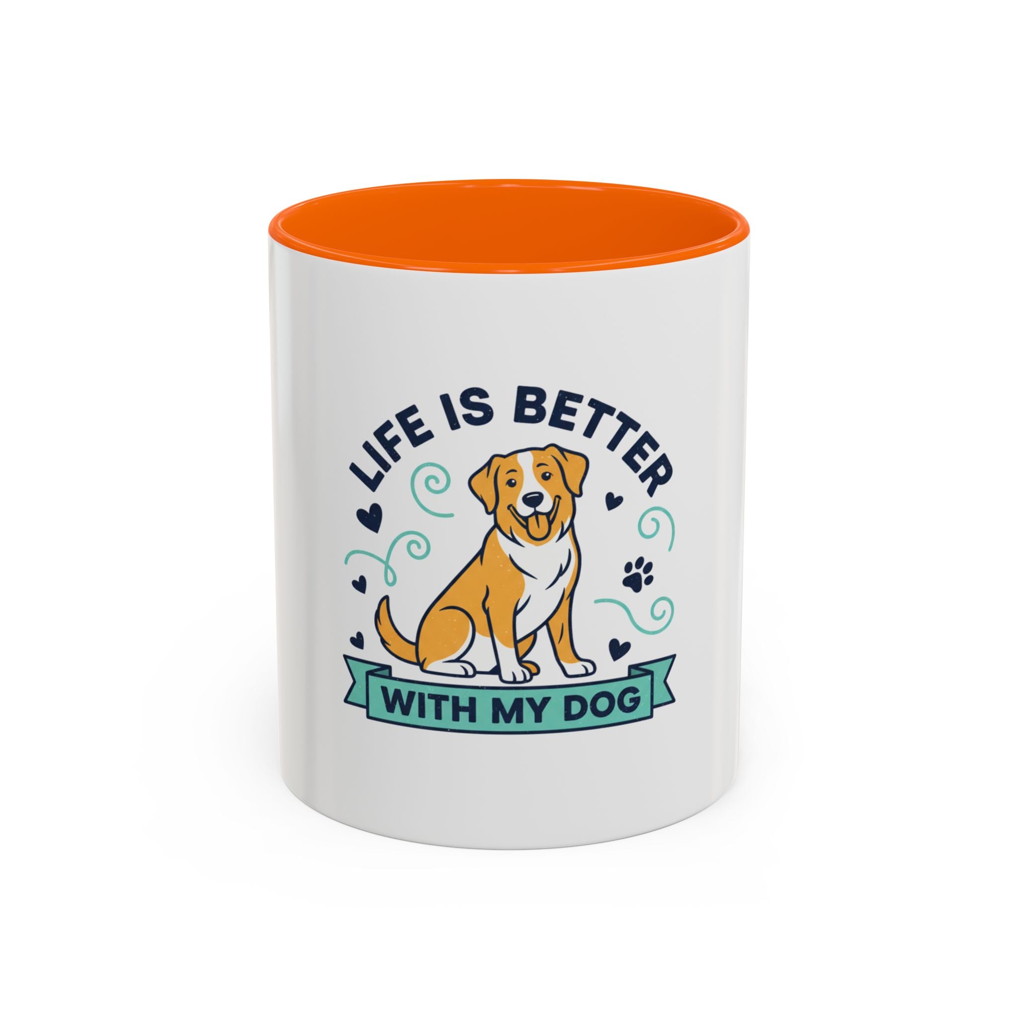 Custom Pet Portrait Mug – Personalized Retriever Ceramic Accent Mug, Coffee & Tea Gift