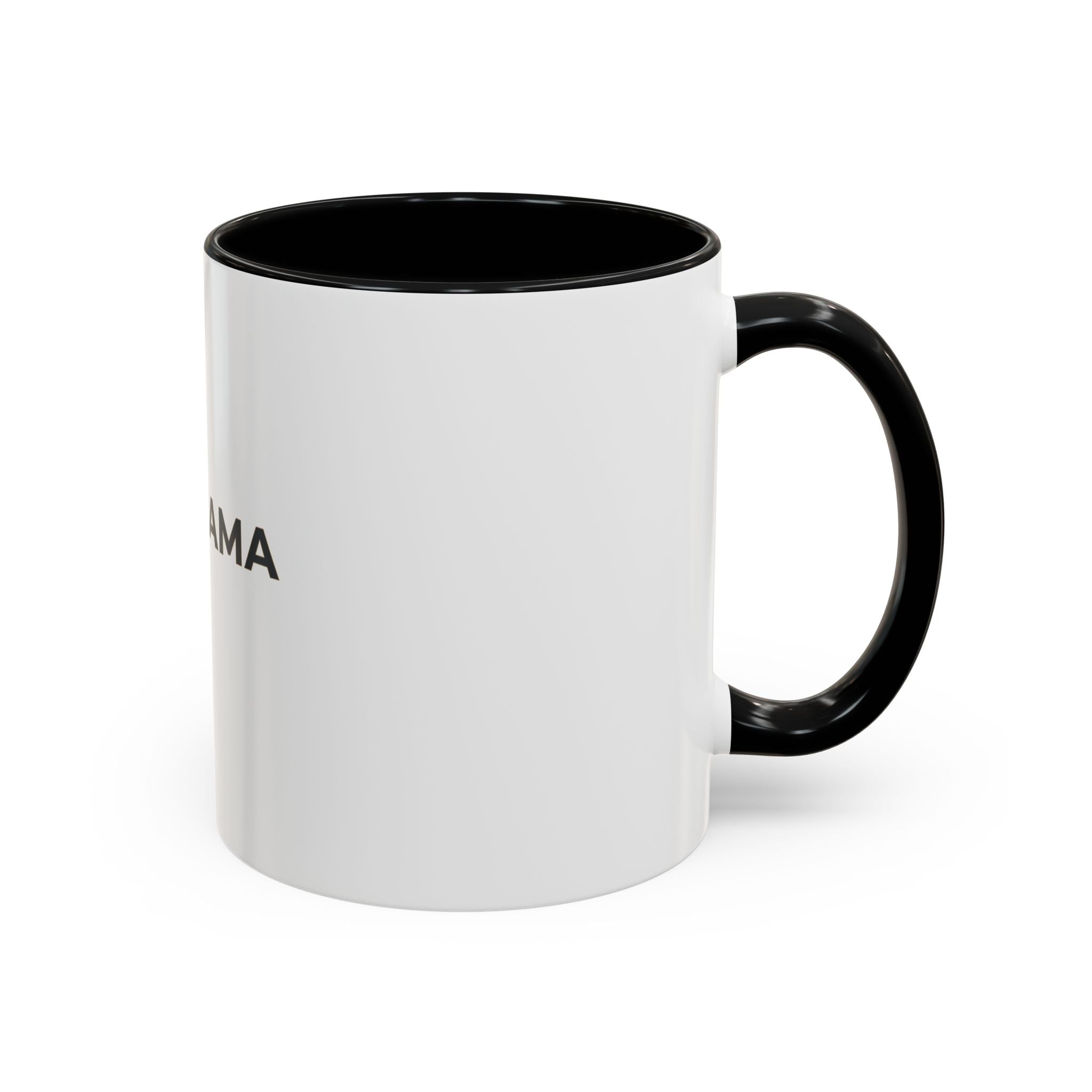 Fur Mama Accent Coffee Mug — Pet Mom Paw Print Gift (11/15 oz)