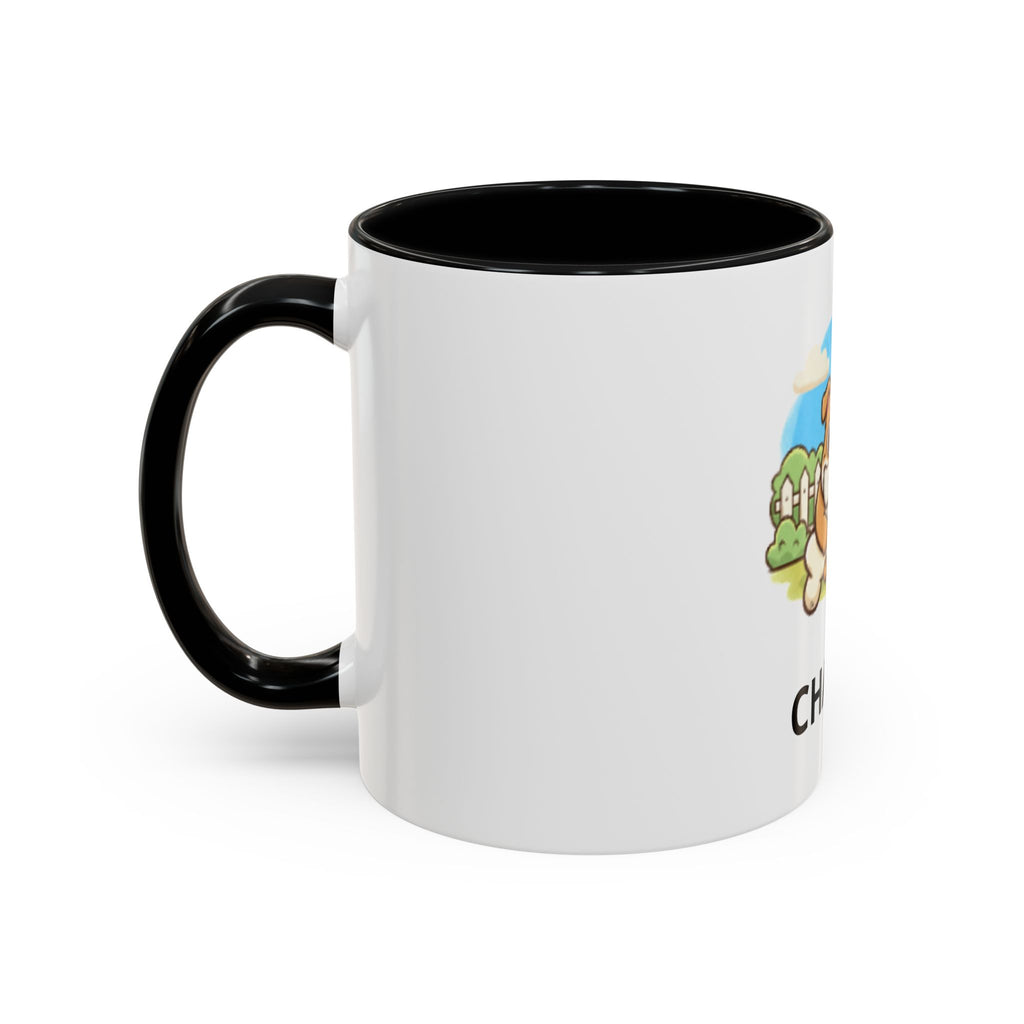 Personalized Bulldog Coffee Mug — Custom Name Accent Mug (11/15oz)