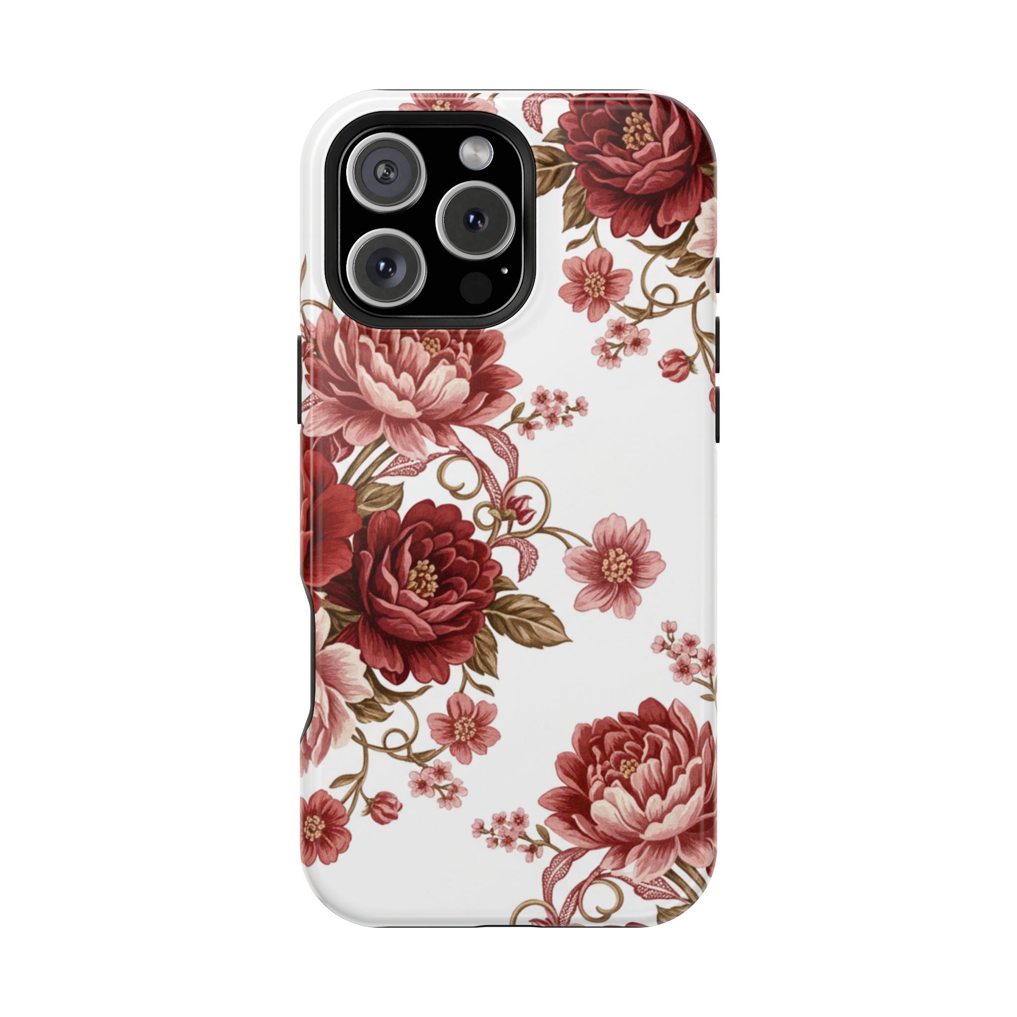 Floral Rose Magnetic Impact Phone Case