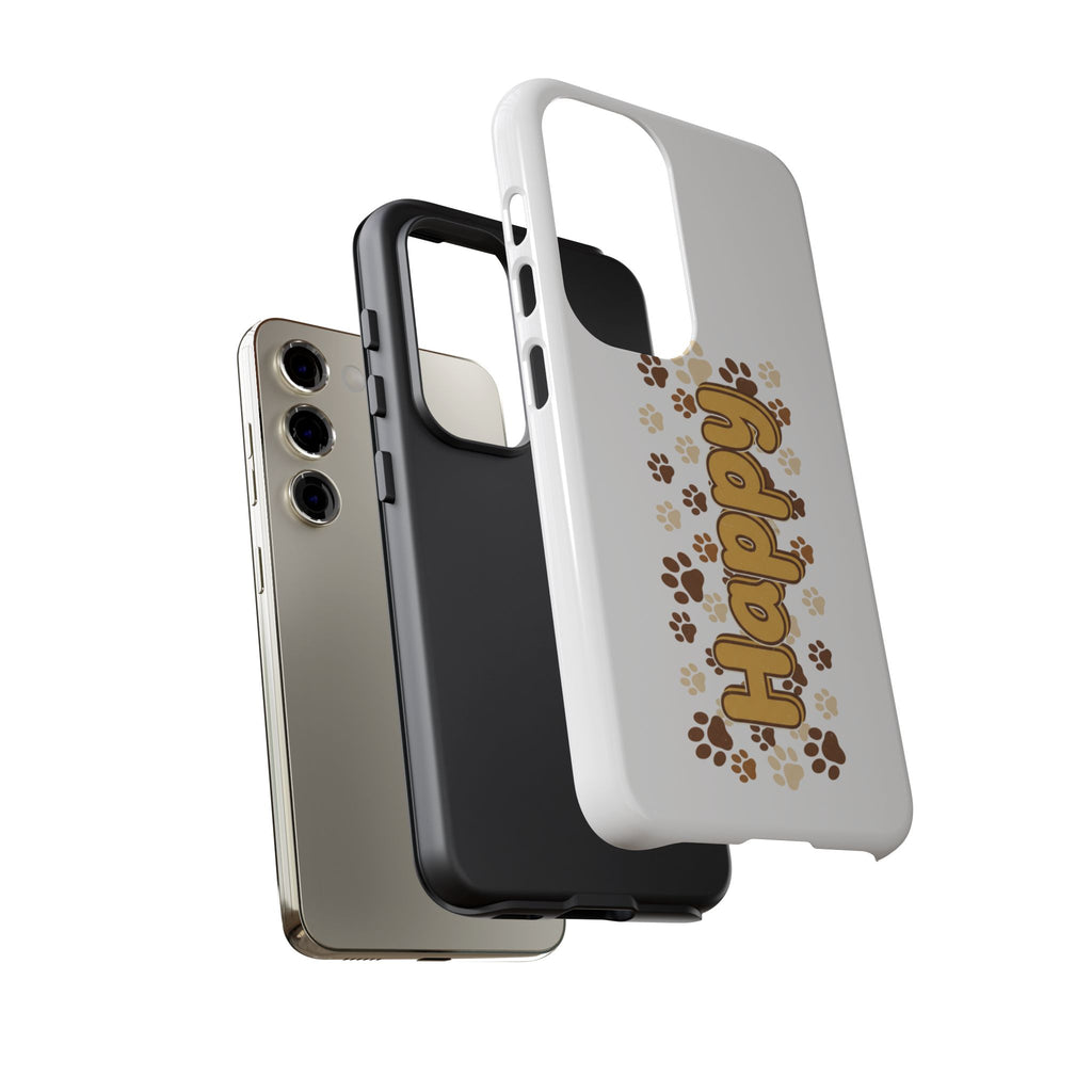 Happy Paw Phone Case — Cute Dog Paw Print iPhone Cover