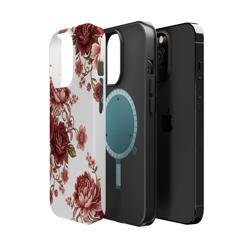 Floral Rose Magnetic Impact Phone Case