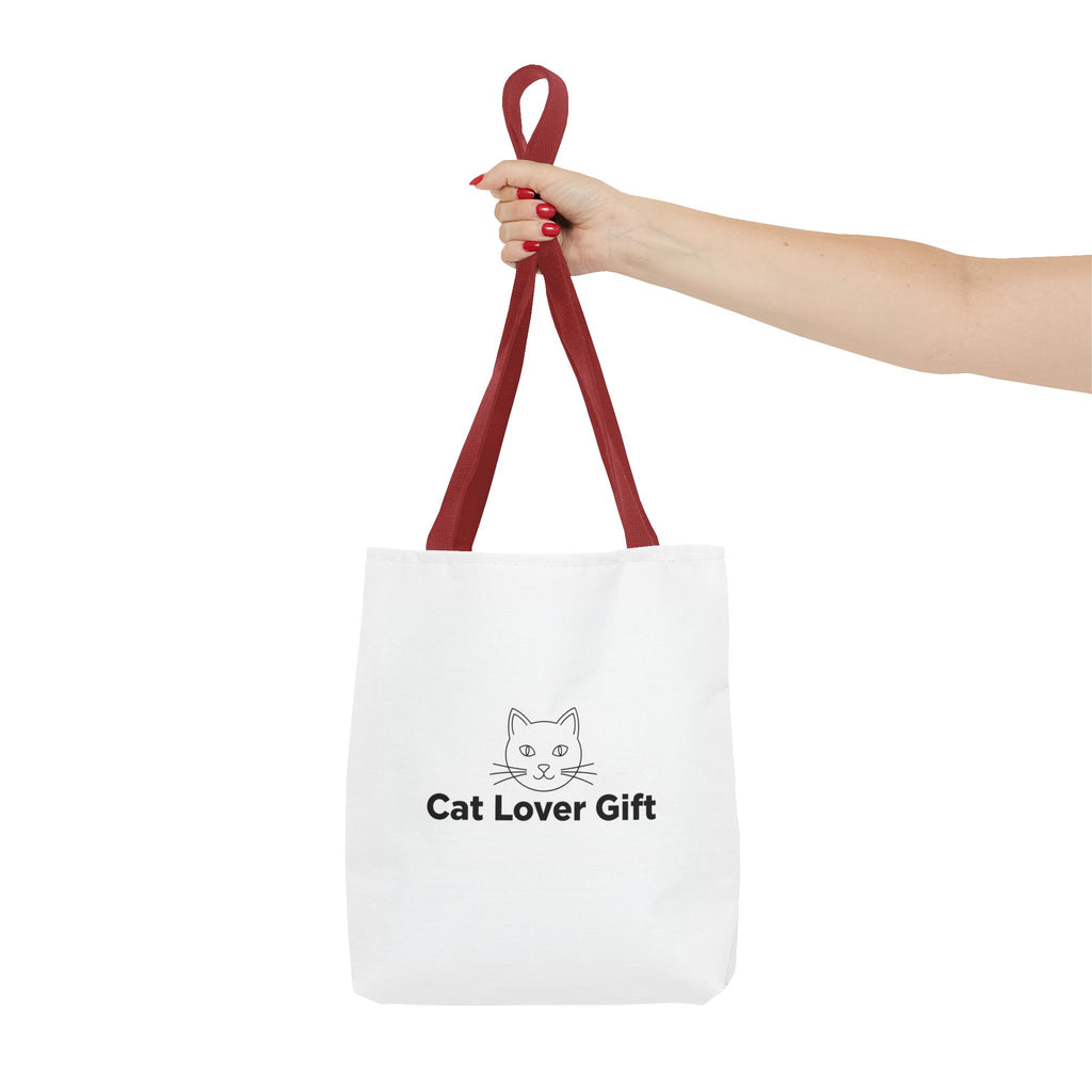 Cat Lover Gift Tote Bag — Cute Cat Design Canvas Tote