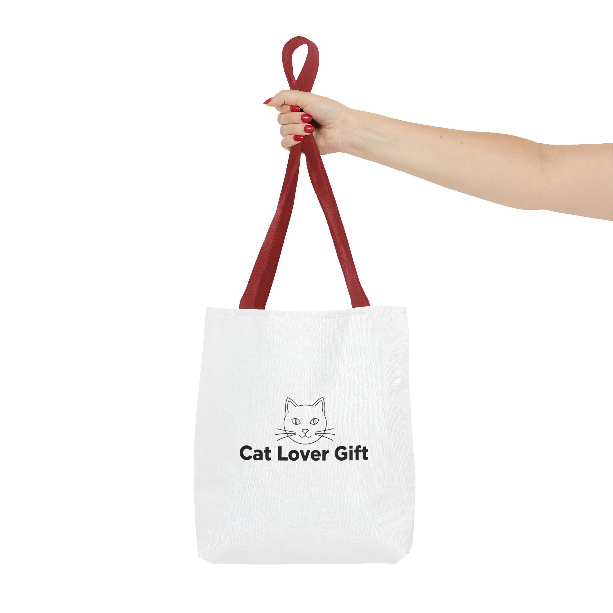 Cat Lover Gift Tote Bag — Cute Cat Design Canvas Tote