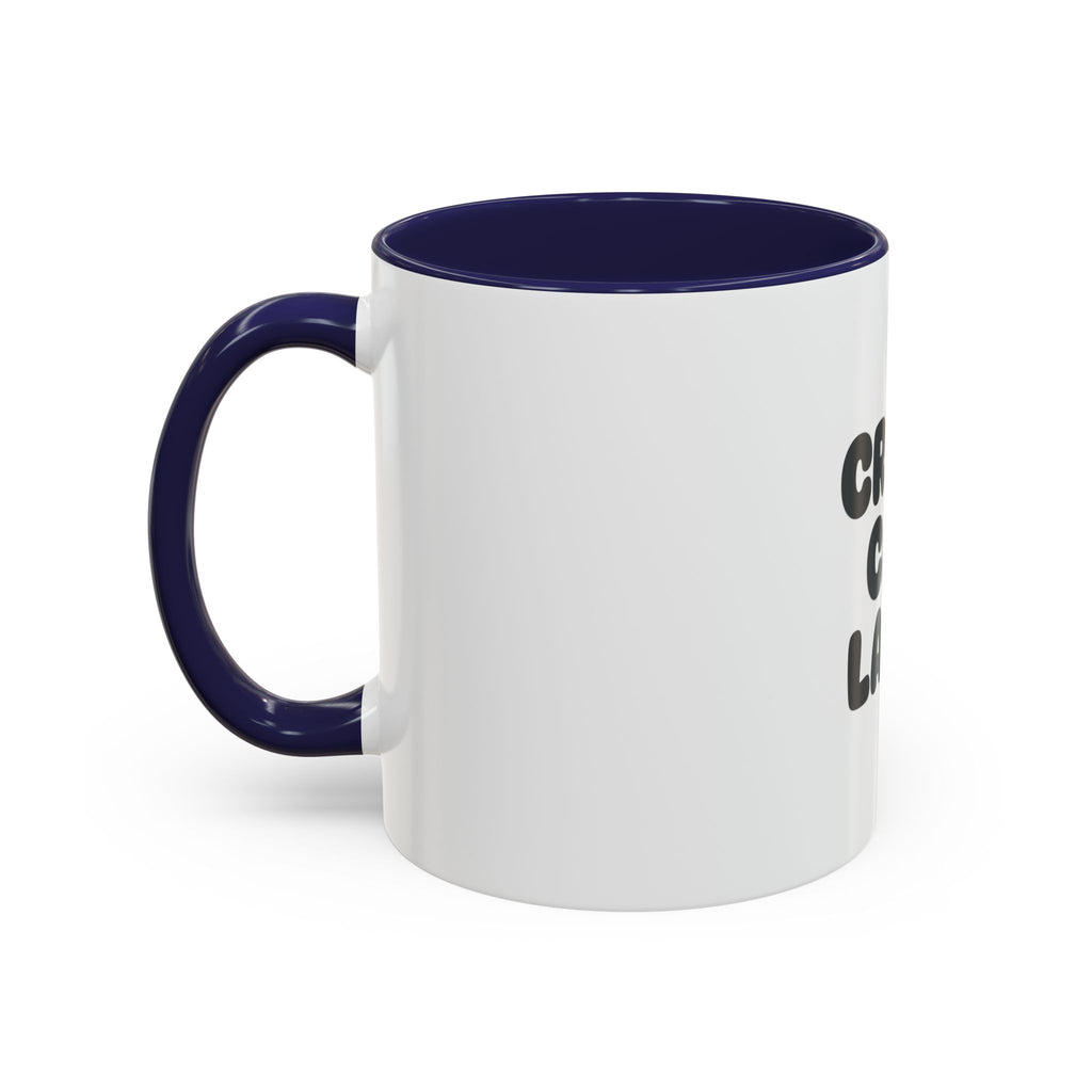 Crazy Cat Lady Accent Coffee Mug – Cute Cat Paw Typography 11/15oz