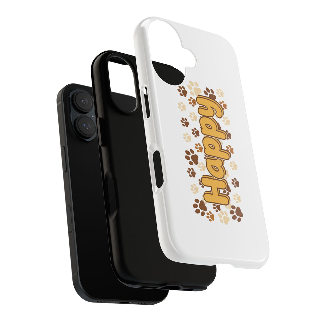 Happy Paw Phone Case — Cute Dog Paw Print iPhone Cover