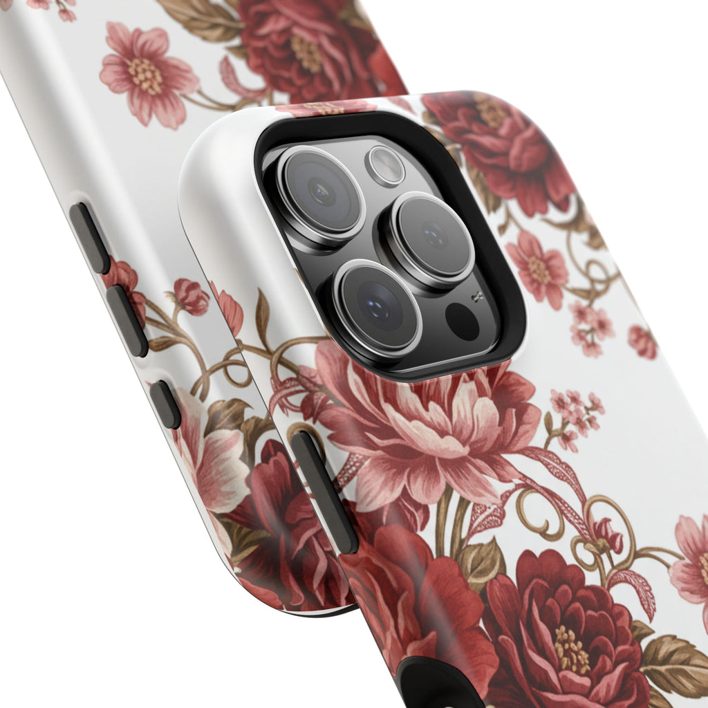 Floral Rose Magnetic Impact Phone Case